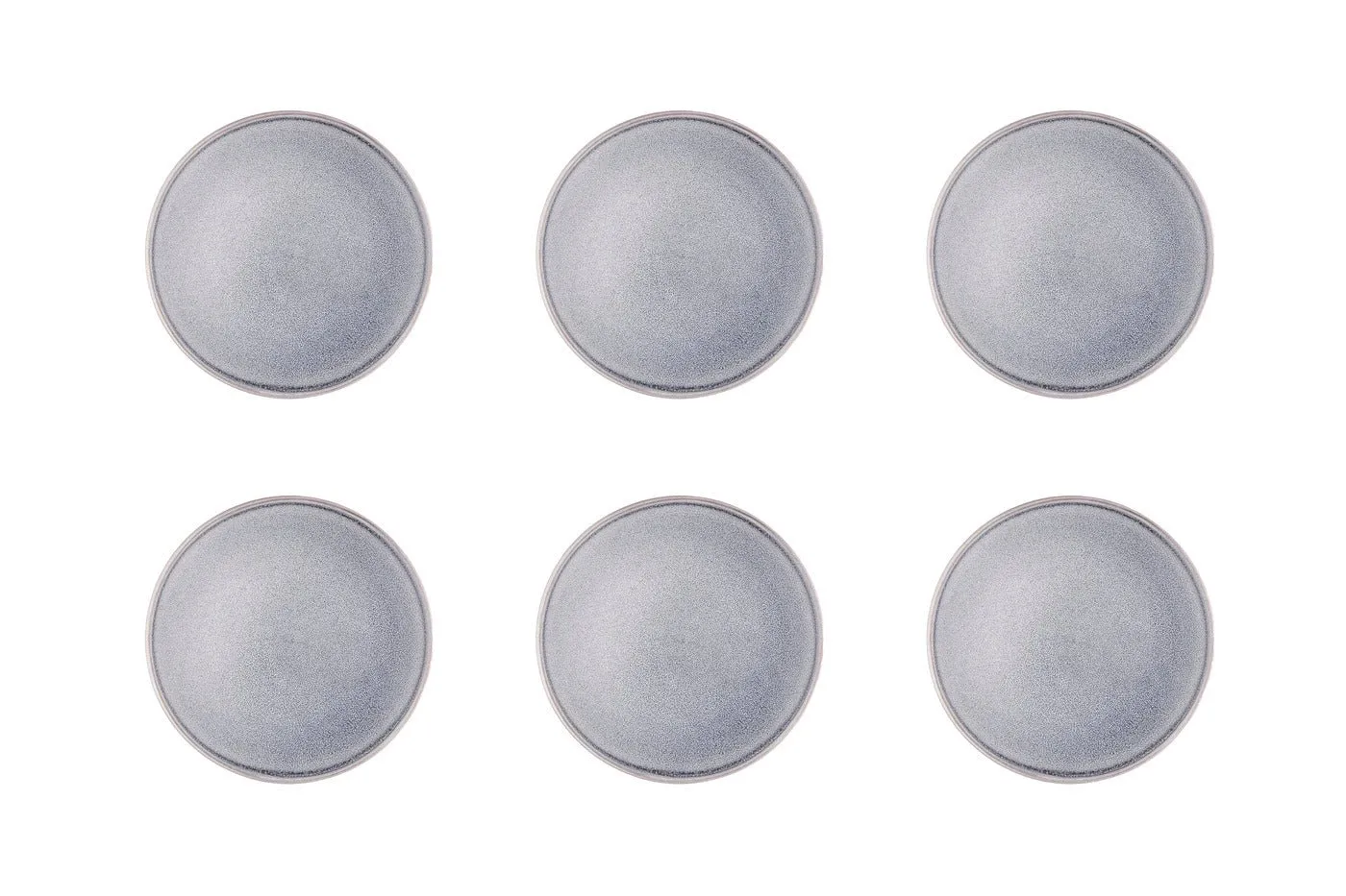 Assiette stone ø19cm - 6 pièces - gris lune Gris