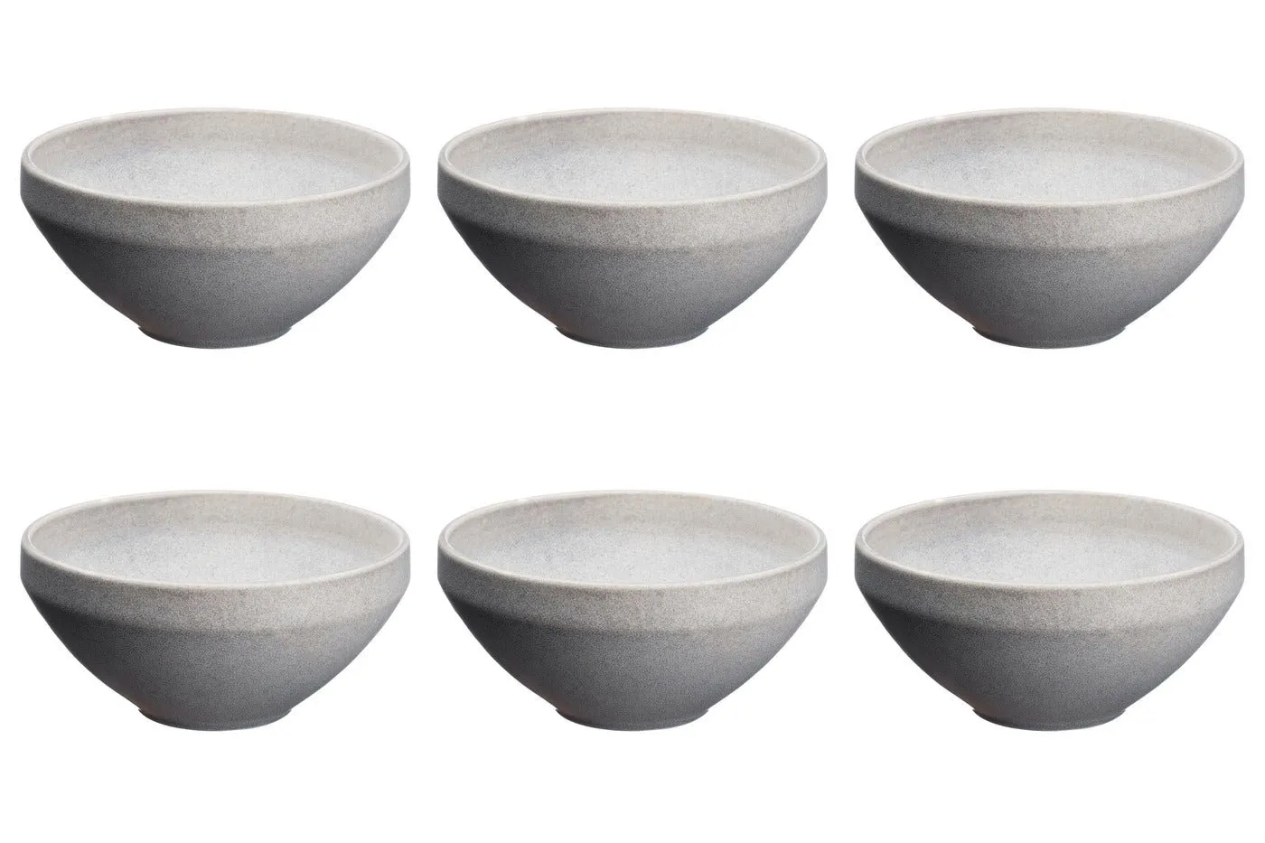 Bol stone ø17,5cm - 6 pièces - gris lune Gris