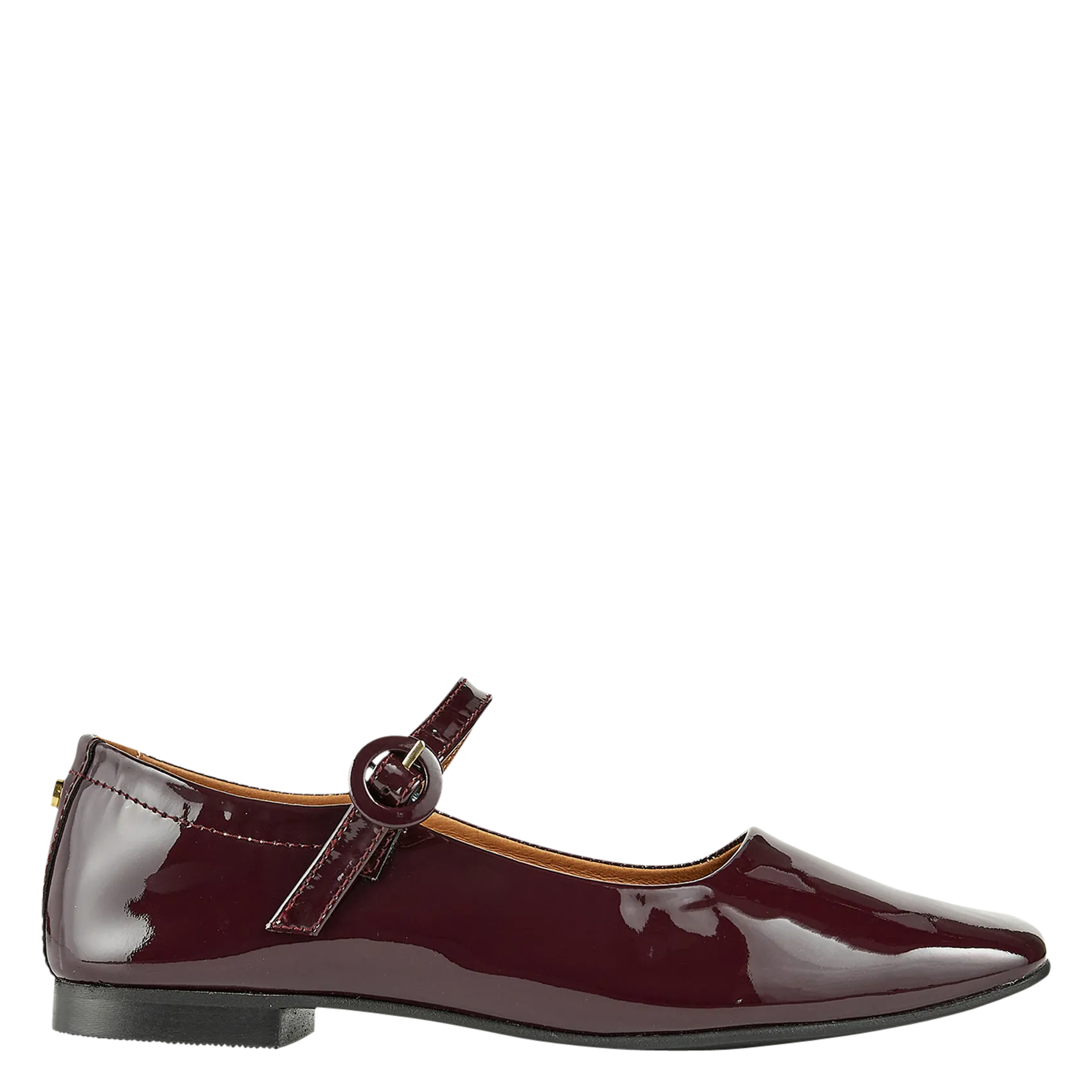 Ballerines en cuir vernis Prune GABRIELLA