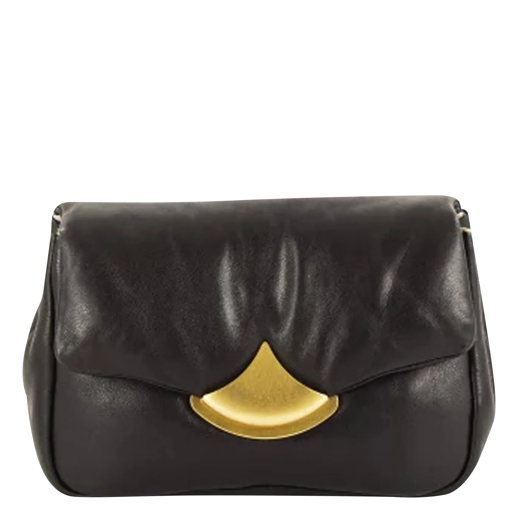 Sac bandoulière en cuir Noir DIVILUZ PUFFY