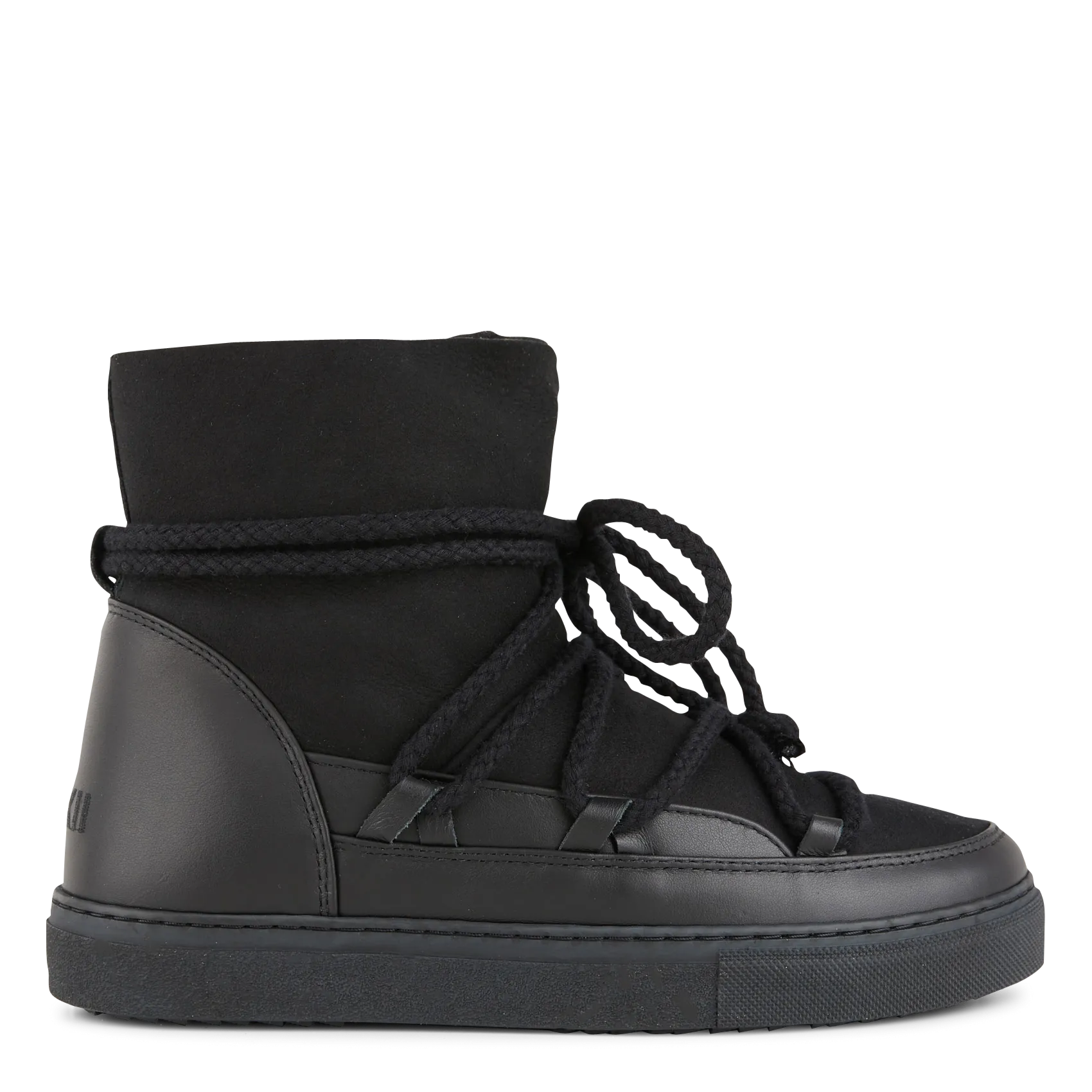 Boots fourrées en cuir Noir CLASSIC