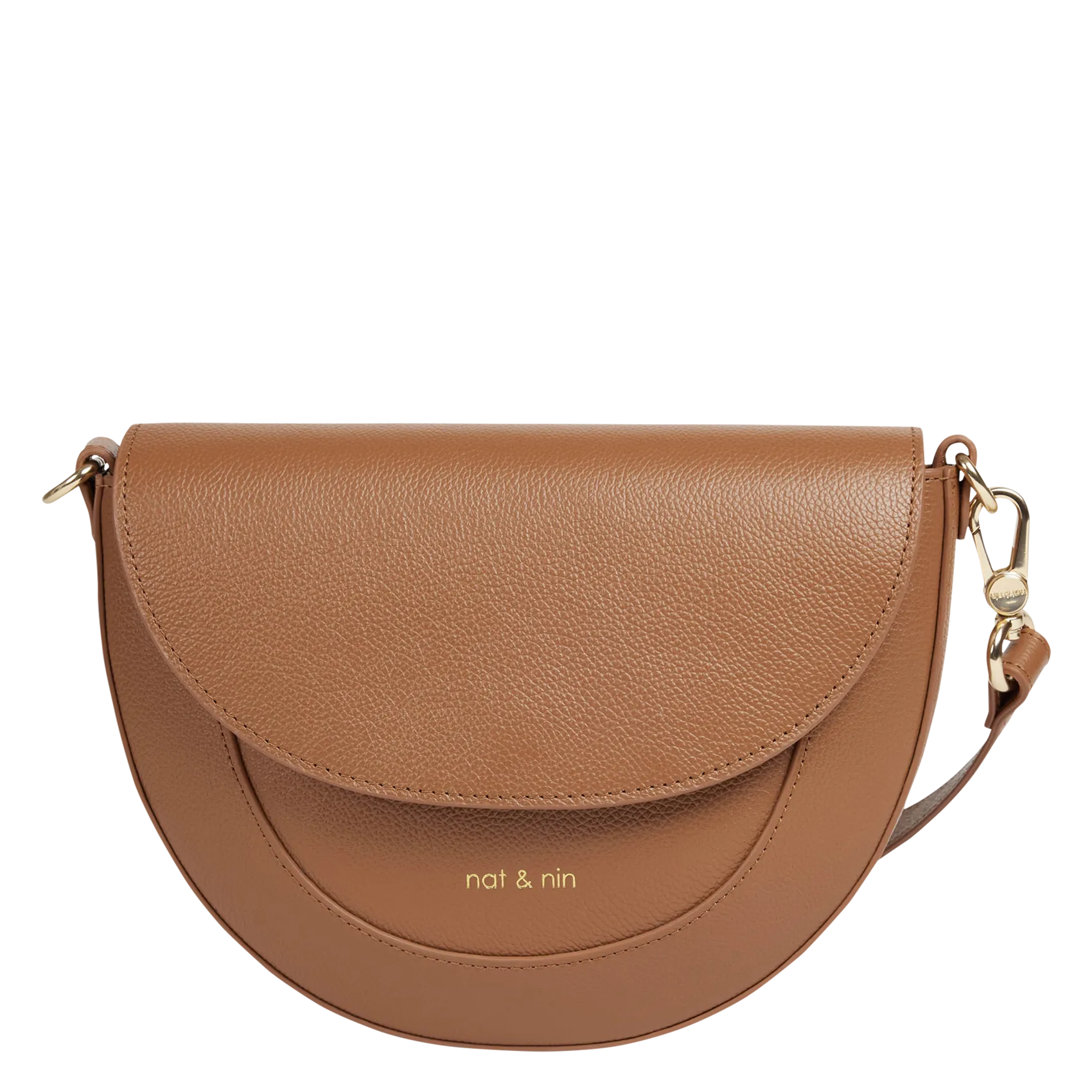 Besace en cuir Marron BORA