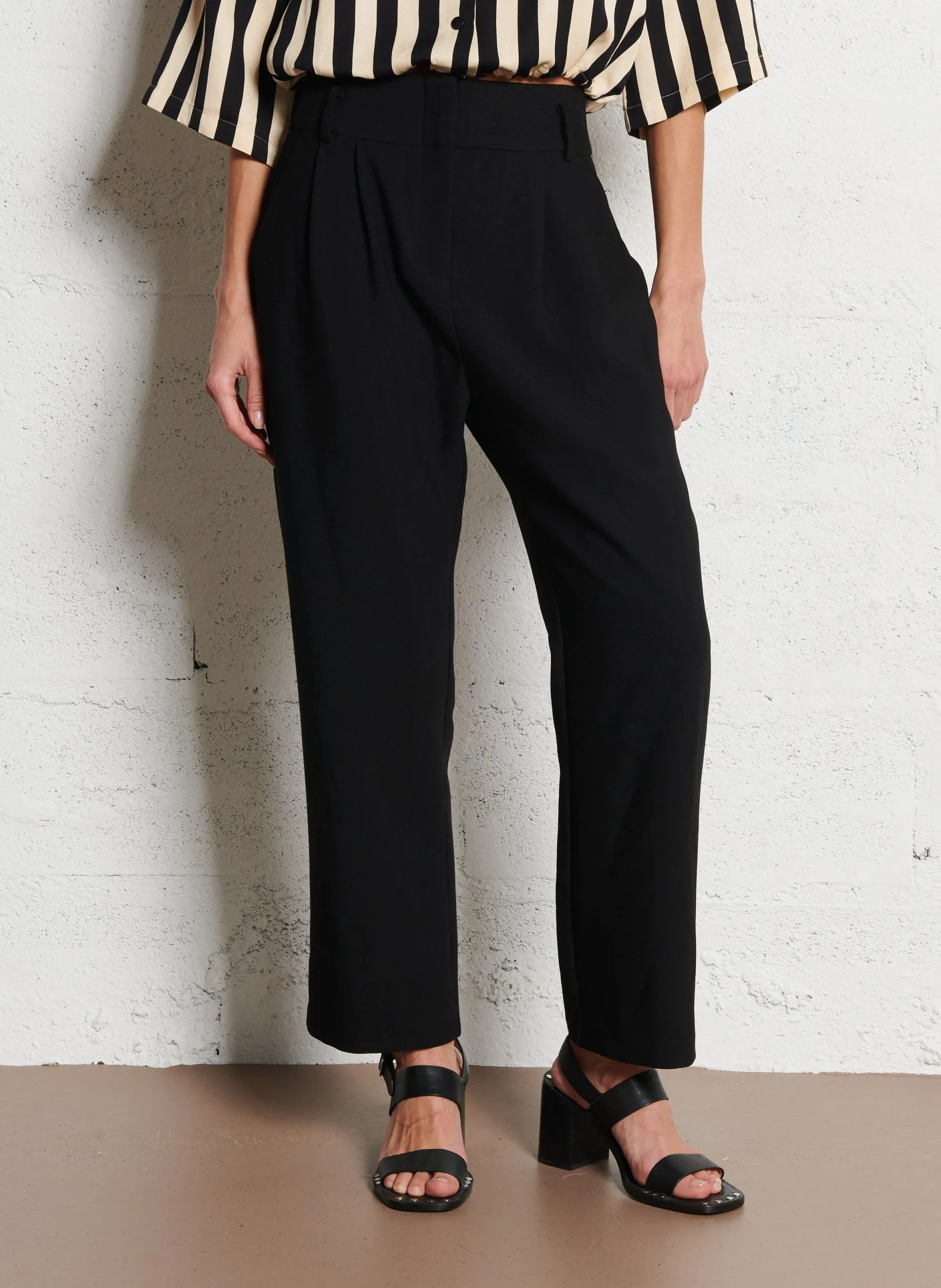 Pantalon droit Noir JARED