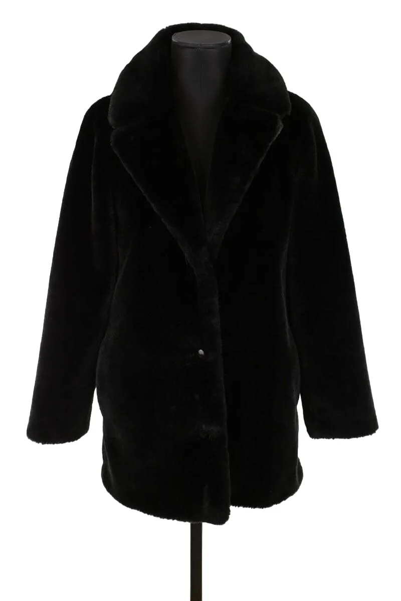Manteau noir Noir