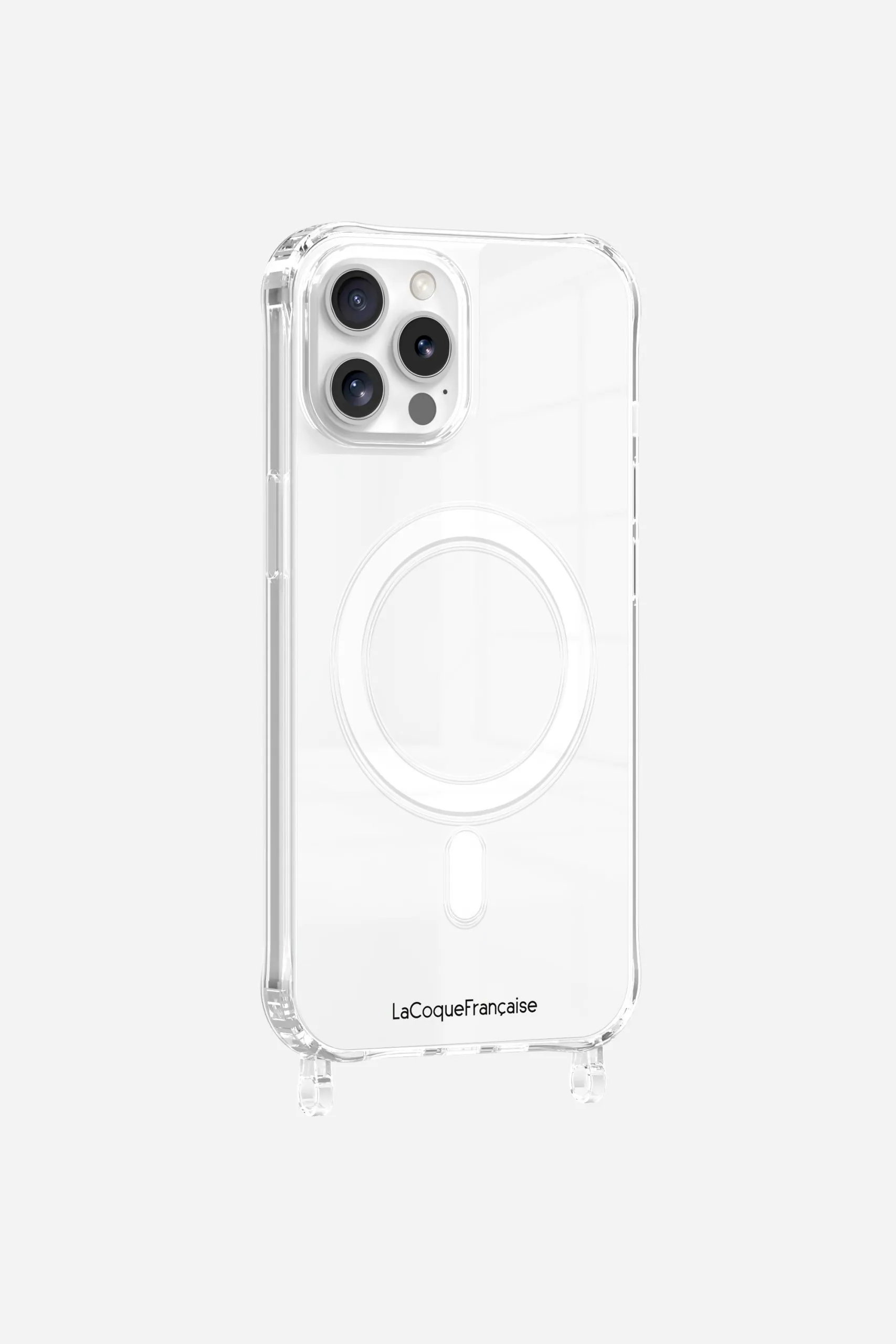 Coque de téléphone magsafe avec anneaux pour iphone 12 pro max Argent