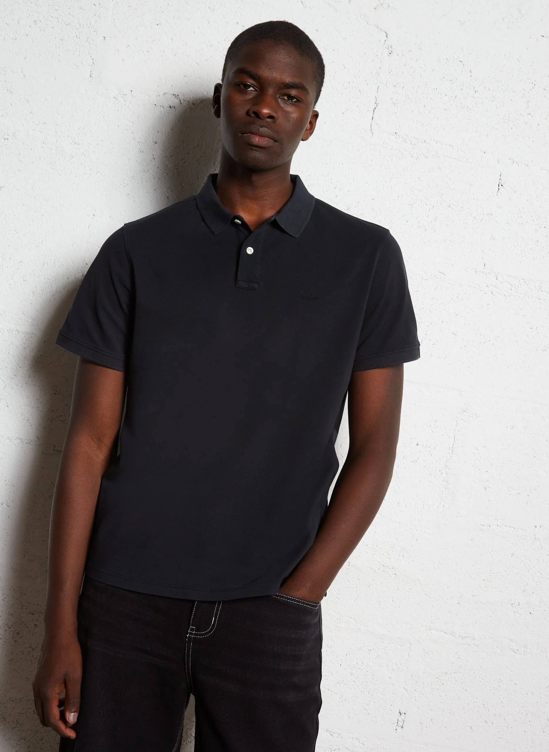 Polo regular-fit en coton Noir NEW OLIVER GD
