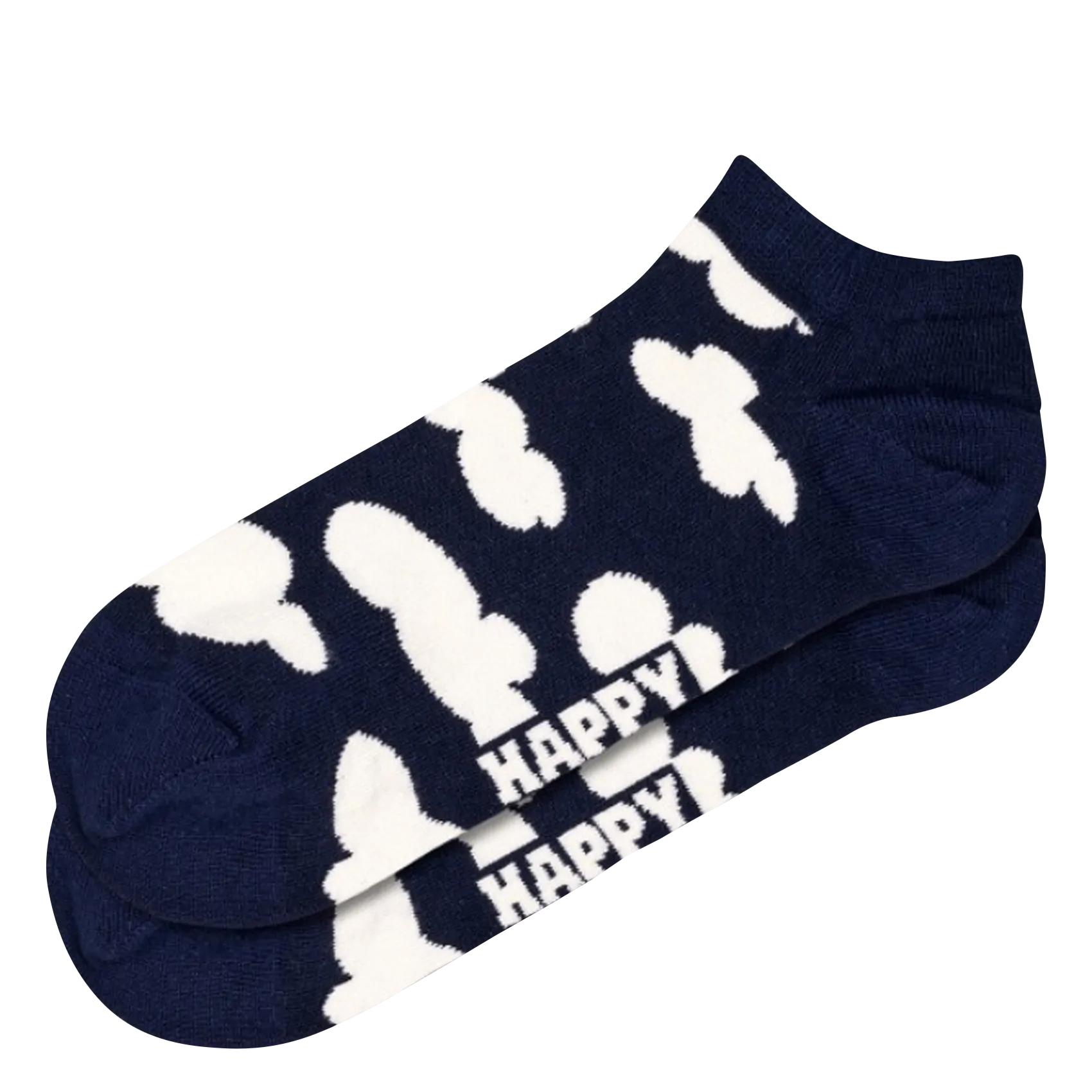 Chaussettes imprimées en coton mélangé Bleu CLOUDY