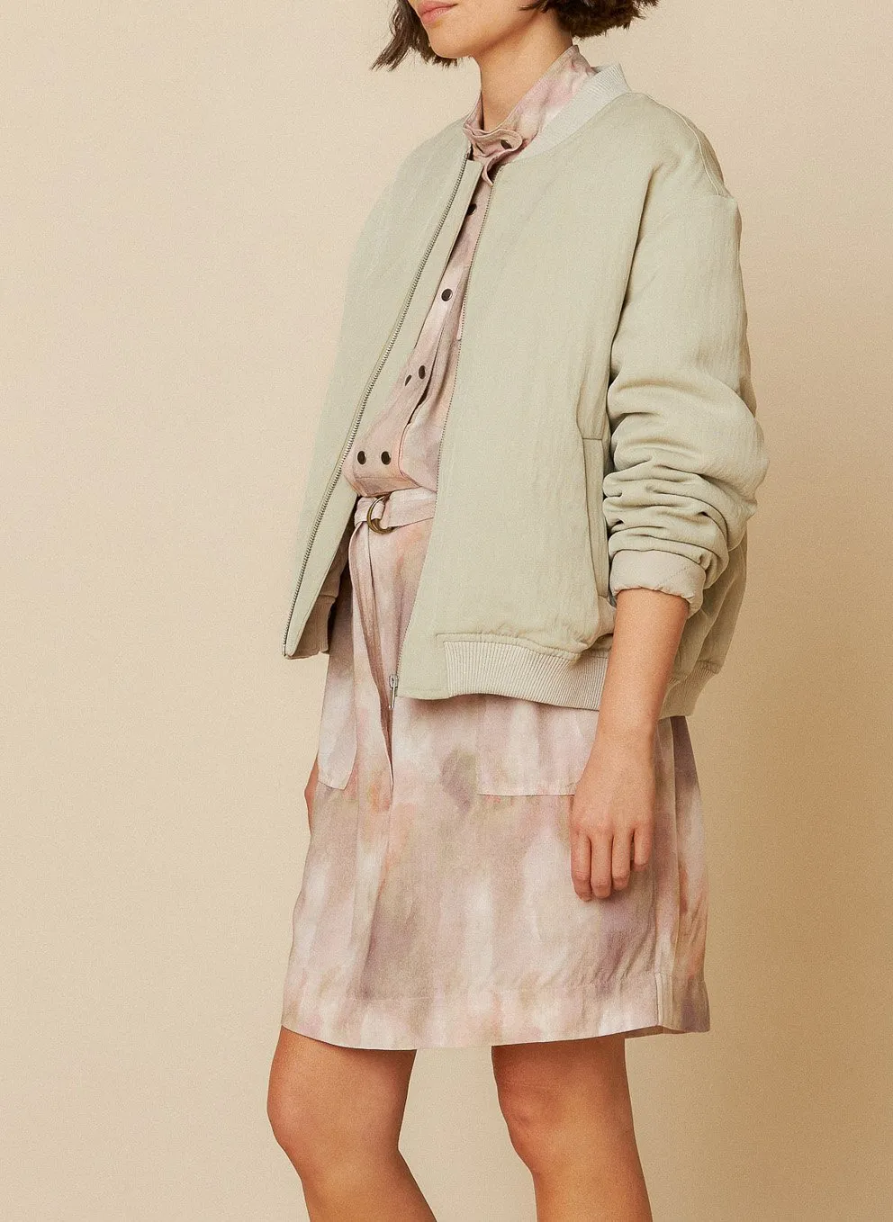 Blouson oversize Beige