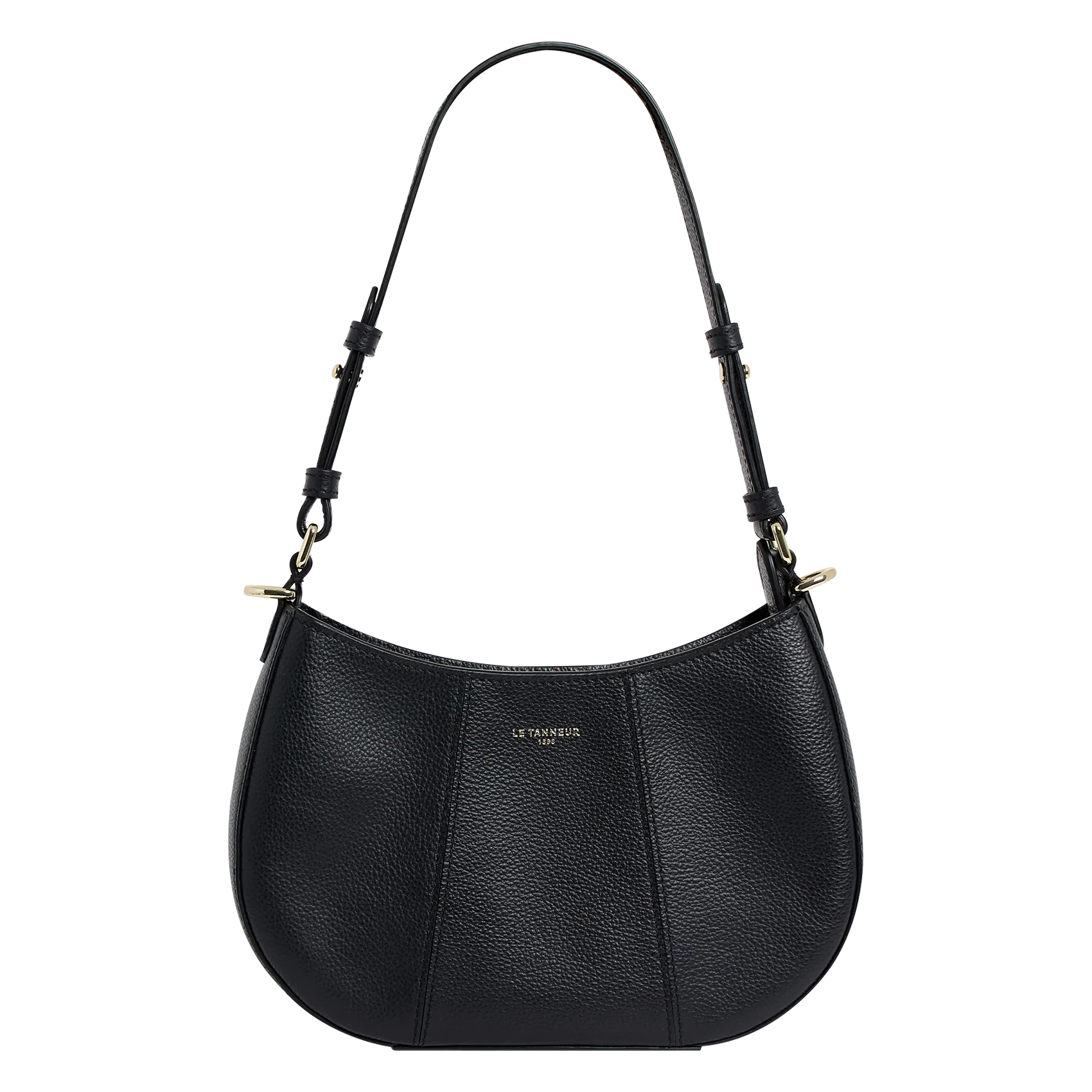 Sac porté épaule en cuir Noir JULIETTE