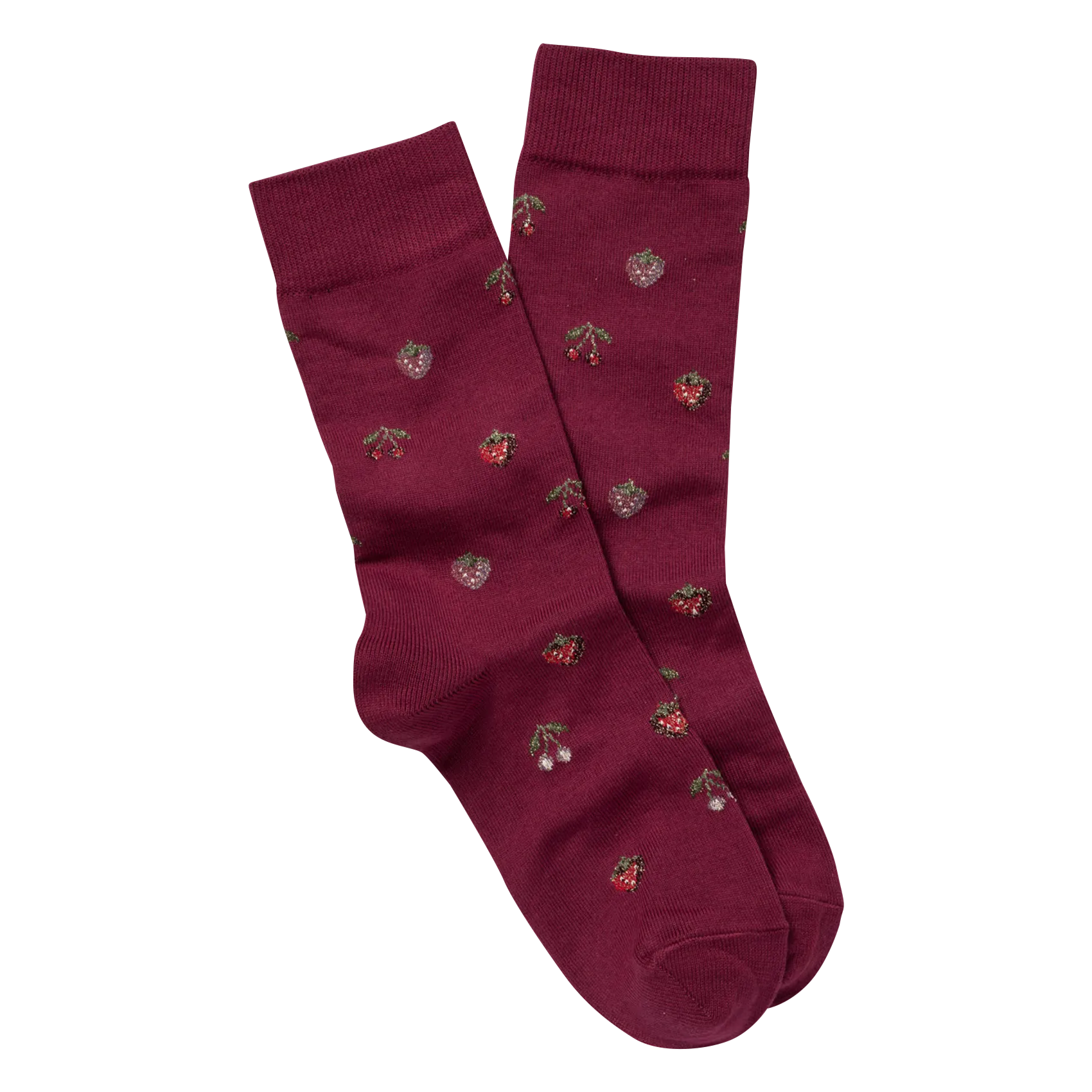 Cheussettes imprimées Rouge CHARLY