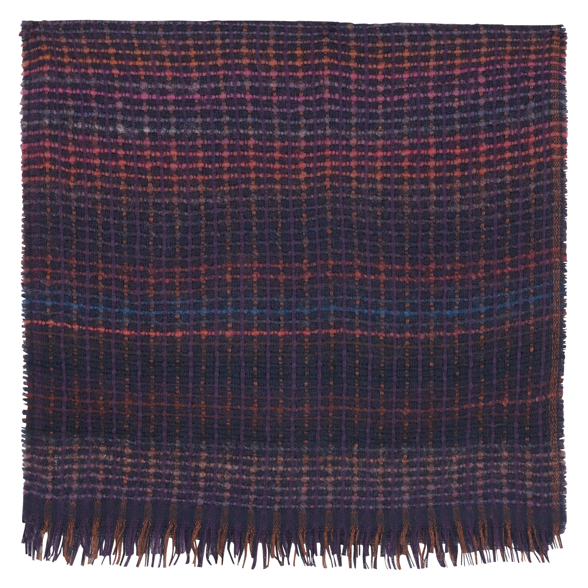 Echarpe en laine mélangée Violet NIU PIO