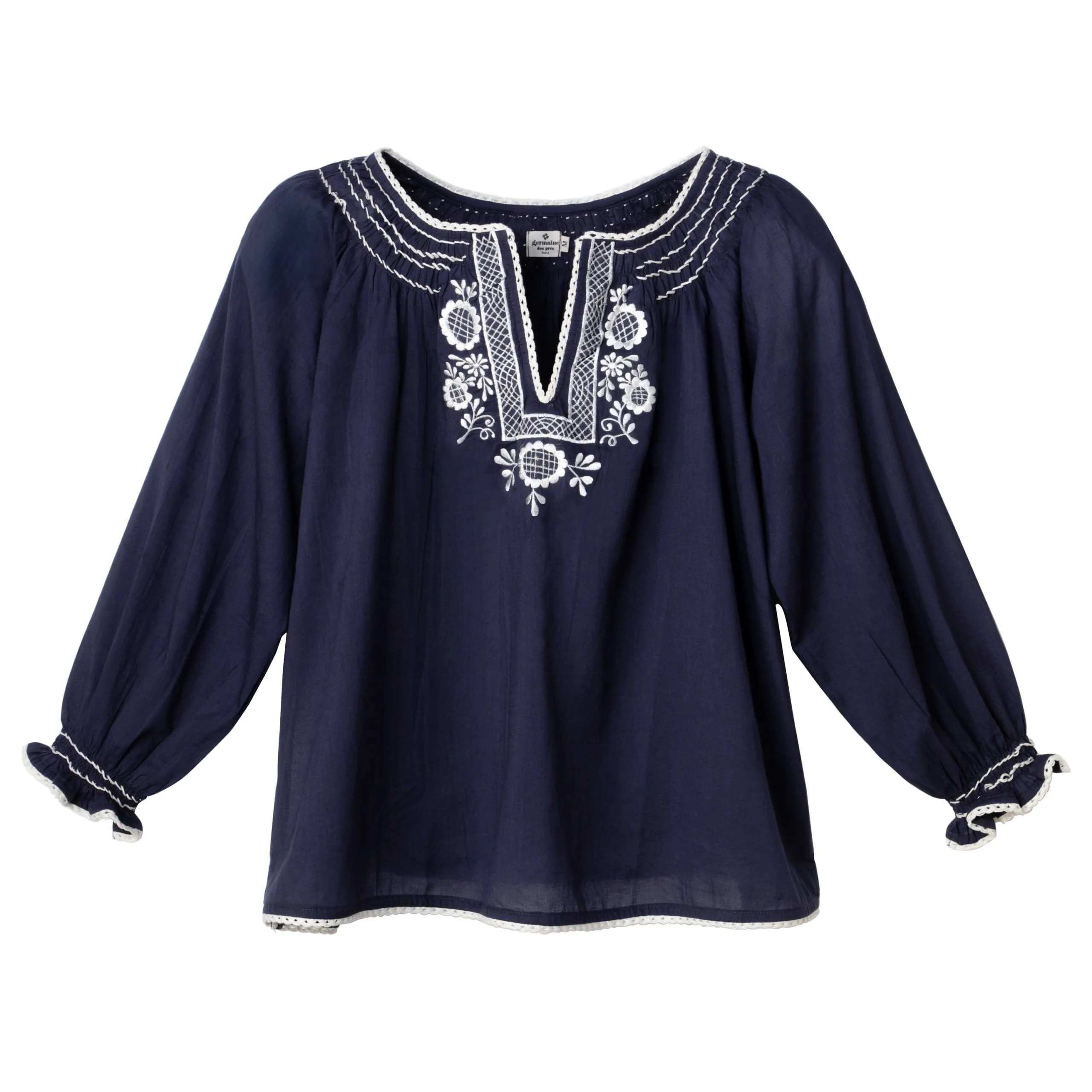 Tunique brodee Multicolore TUNIQUE LONGUE ZOE