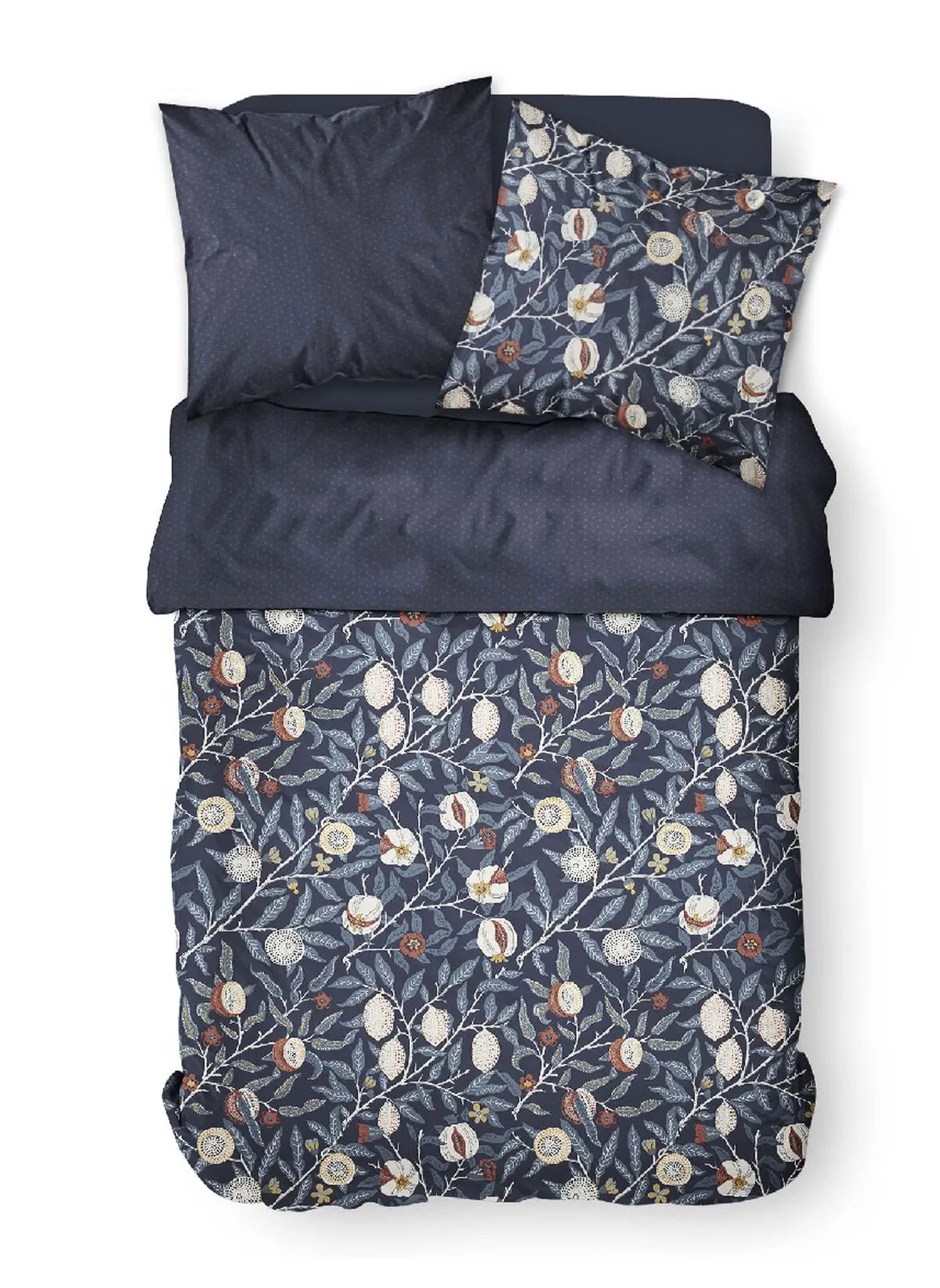 Parure de lit imprimé en coton Bleu SUNSHINE JOEY