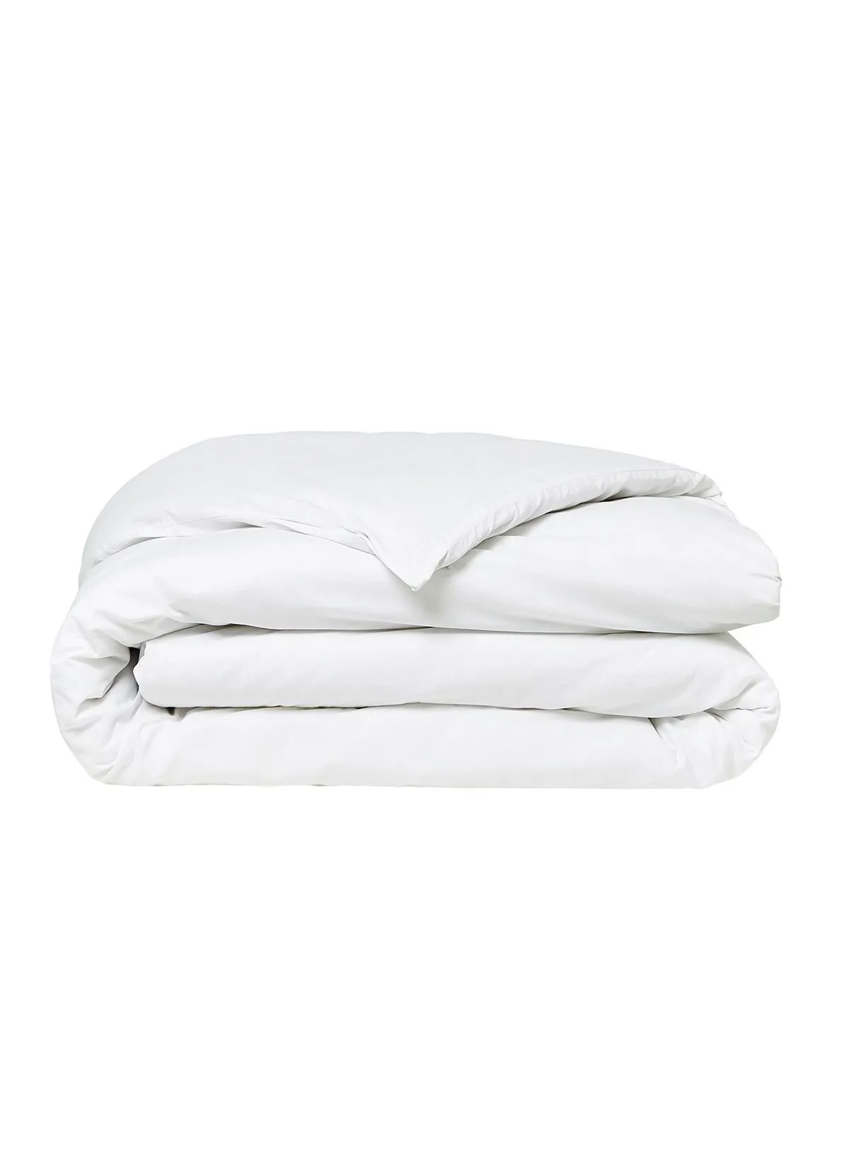 Housse de couette uni en coton bio Blanc ORGANIC
