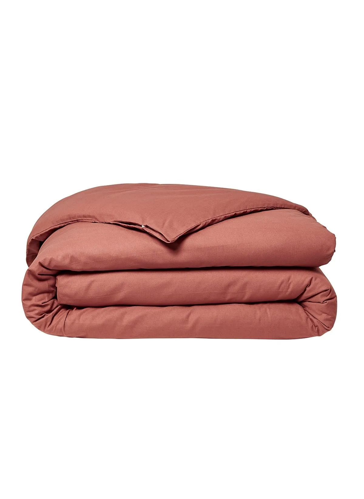 Housse de couette en coton Rouge ESSENTIAL