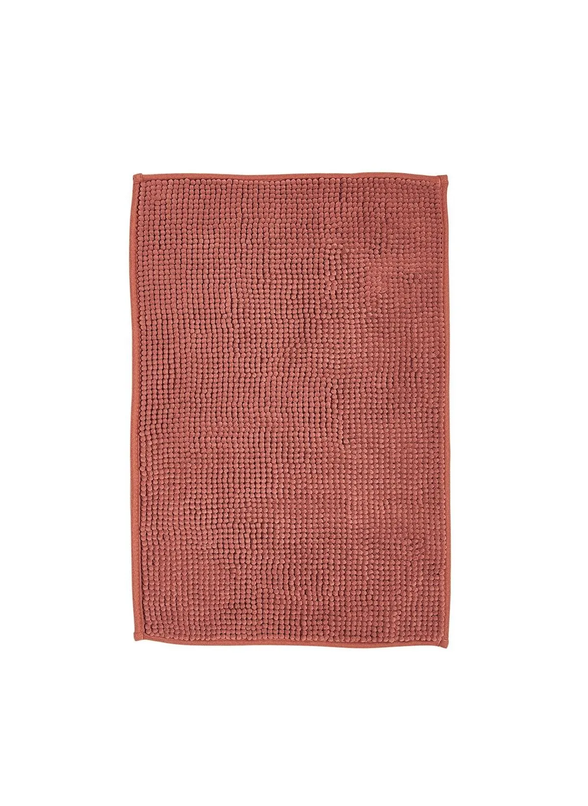 Tapis de bain bubble uni Rouge ESSENTIAL