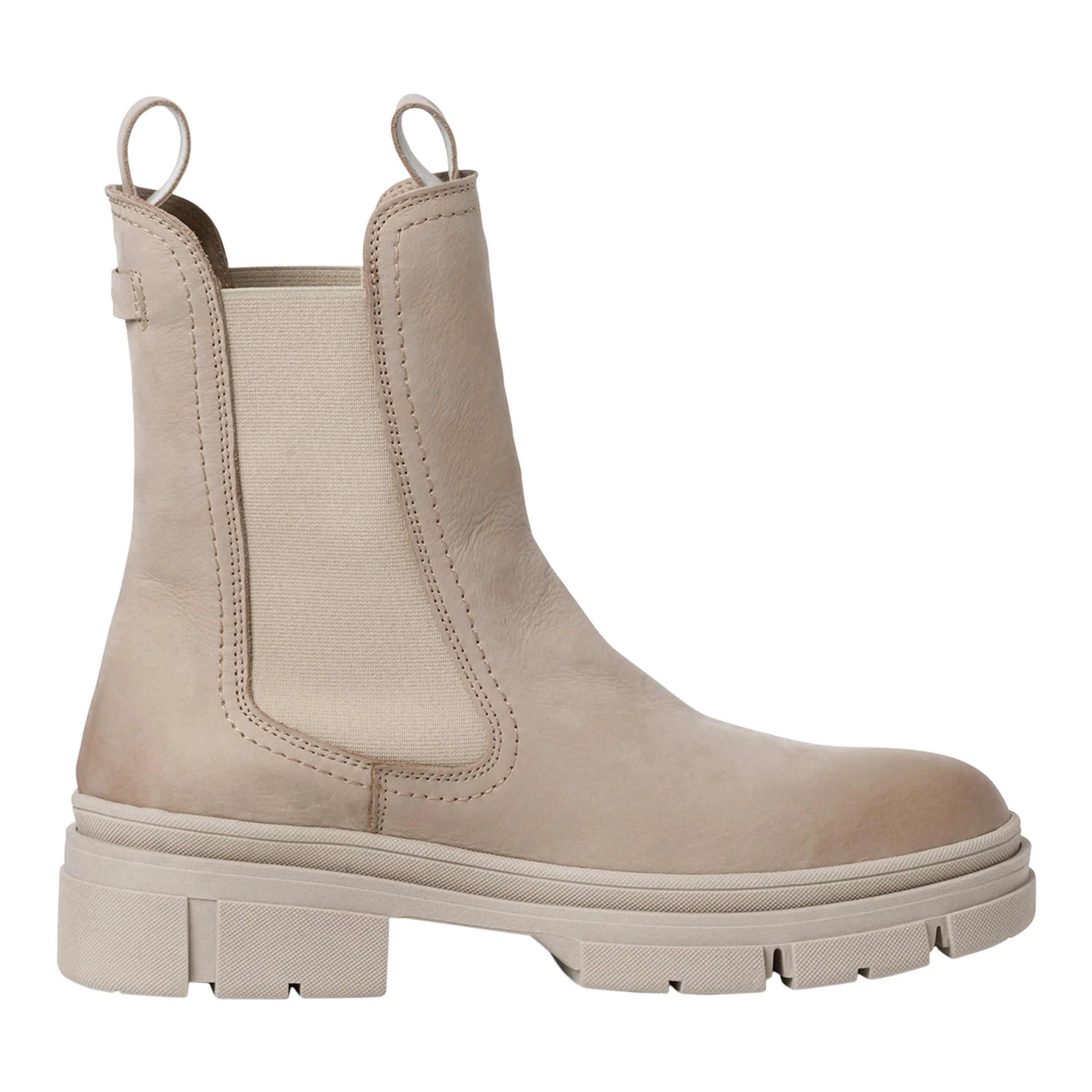 Bottes chelsea cuir Marron