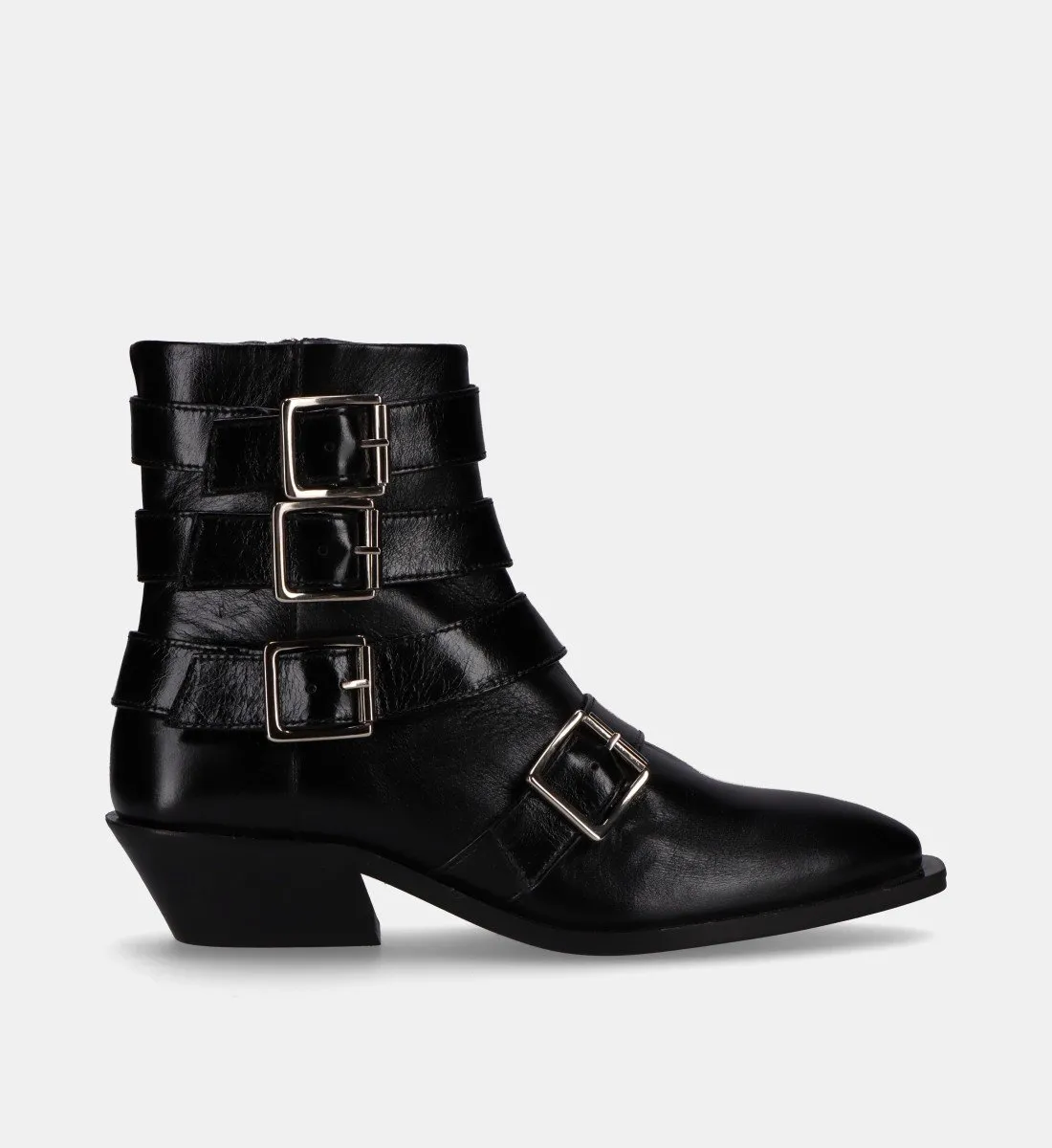 Bottines en cuir Noir ERAS