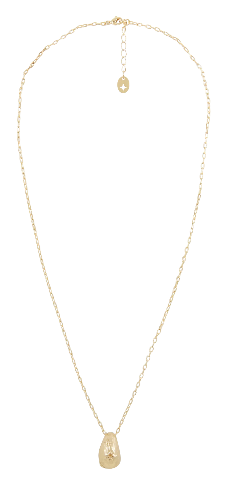 Collier en laiton recyclé Doré NETTI