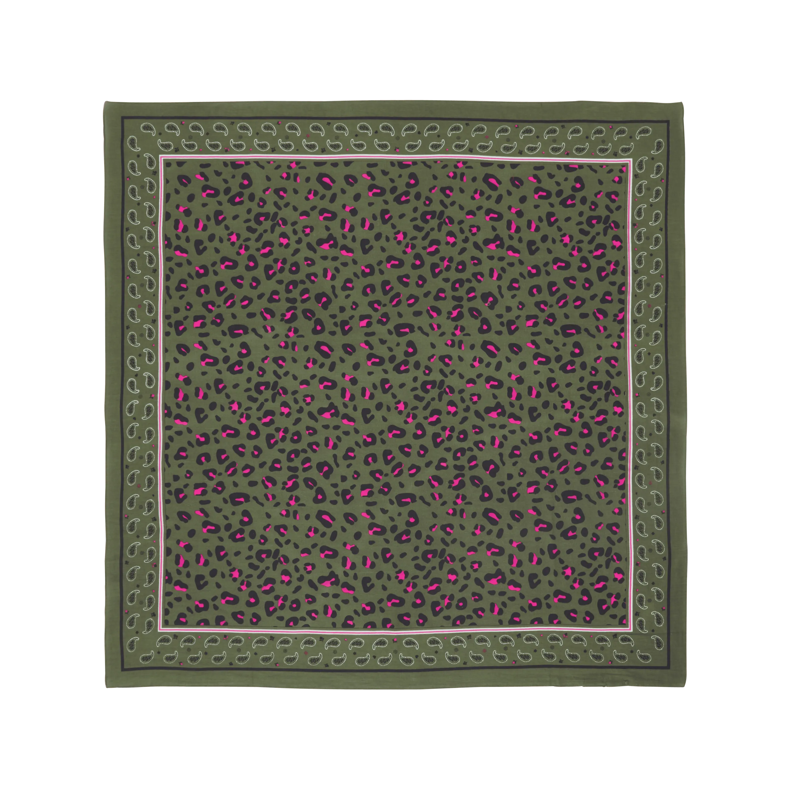 Foulard en coton biologique Kaki JADE