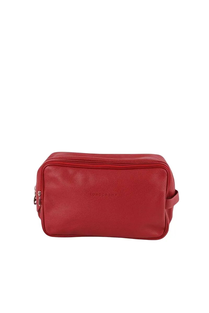 Pochette en cuir Rouge