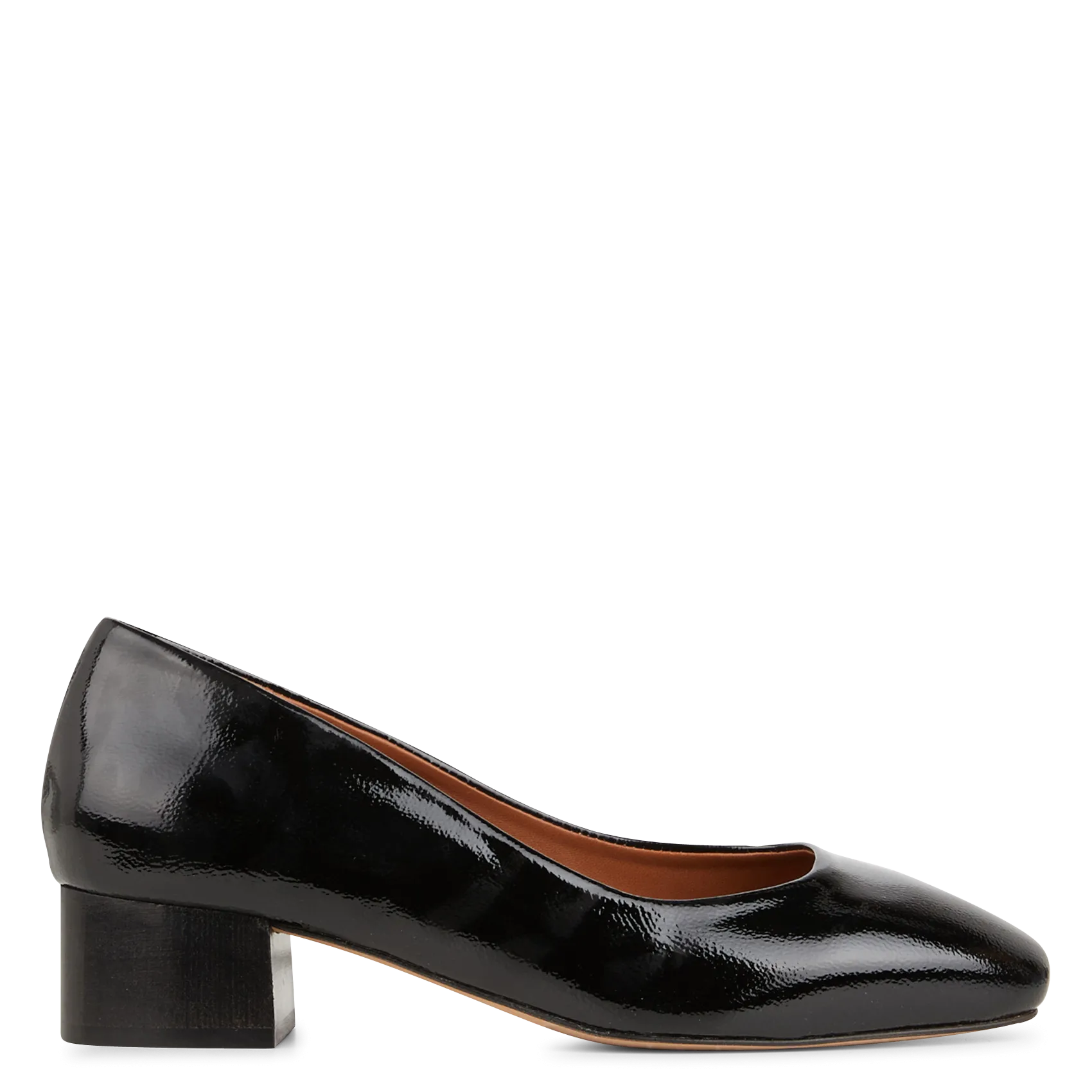 Escarpins en cuir vernis Noir ROSIE