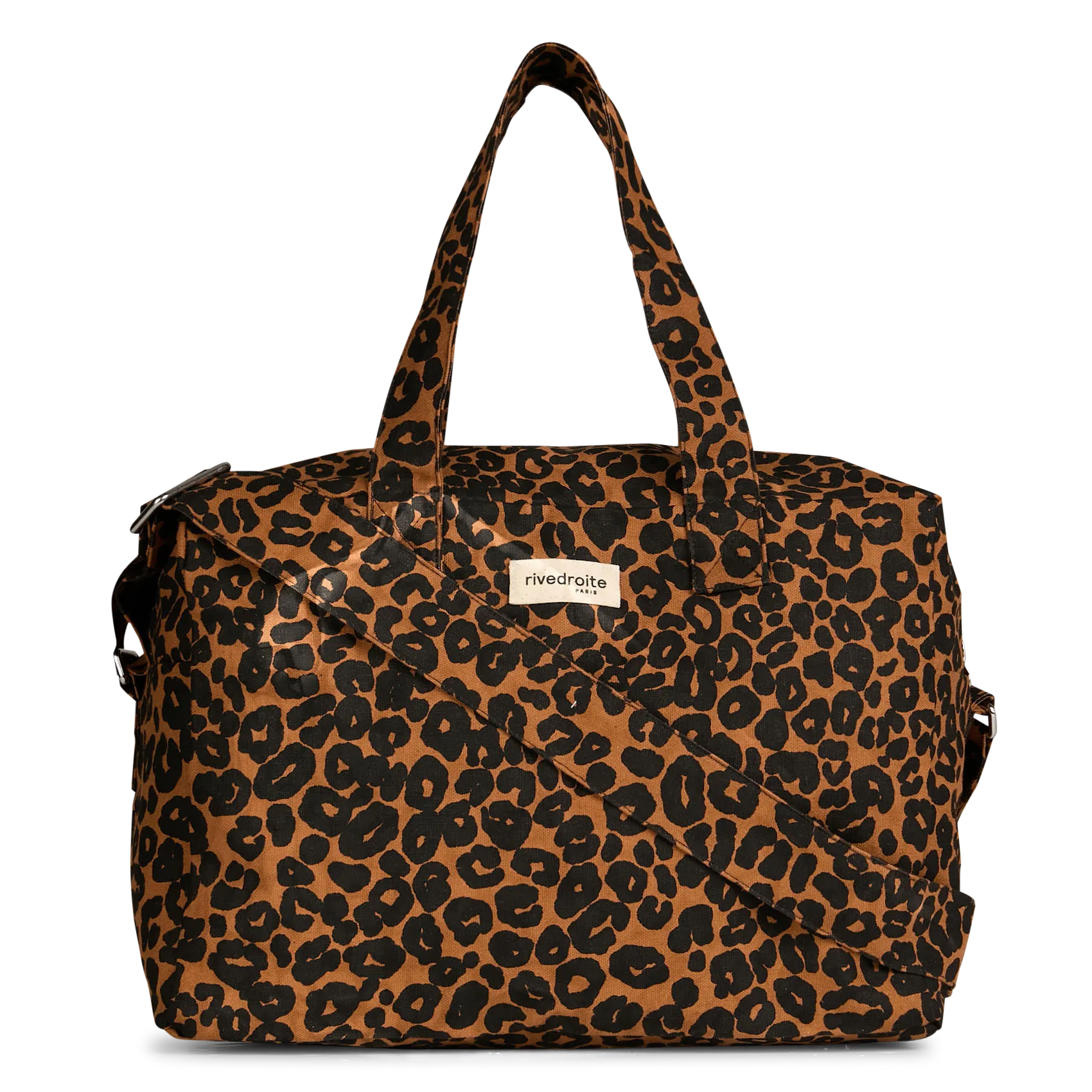 Cabas en denim Marron SAUVAL