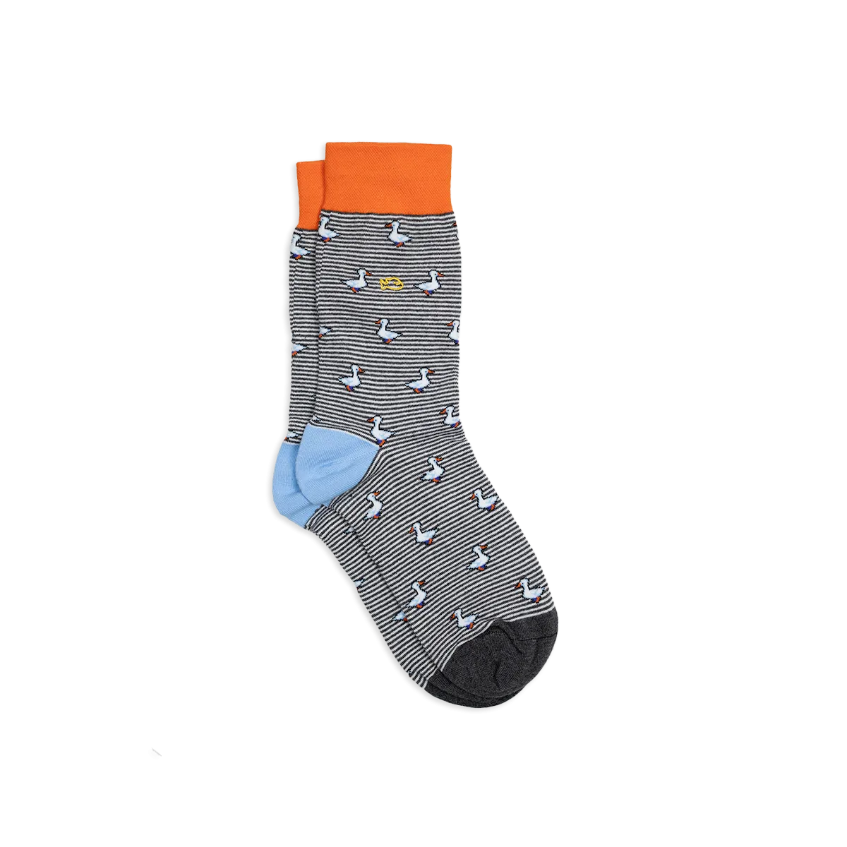 Chaussettes en coton peigné animaux Gris ESCARGOT