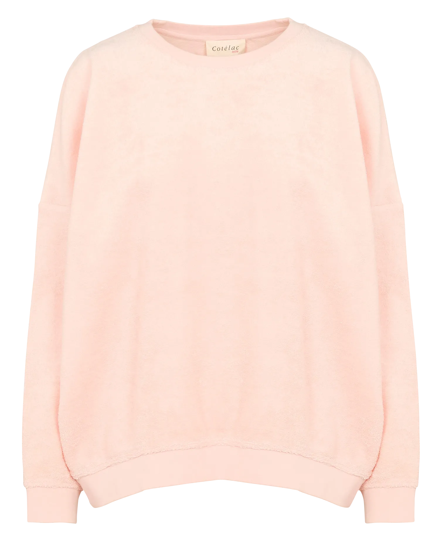 Sweat éponge en coton Rouge