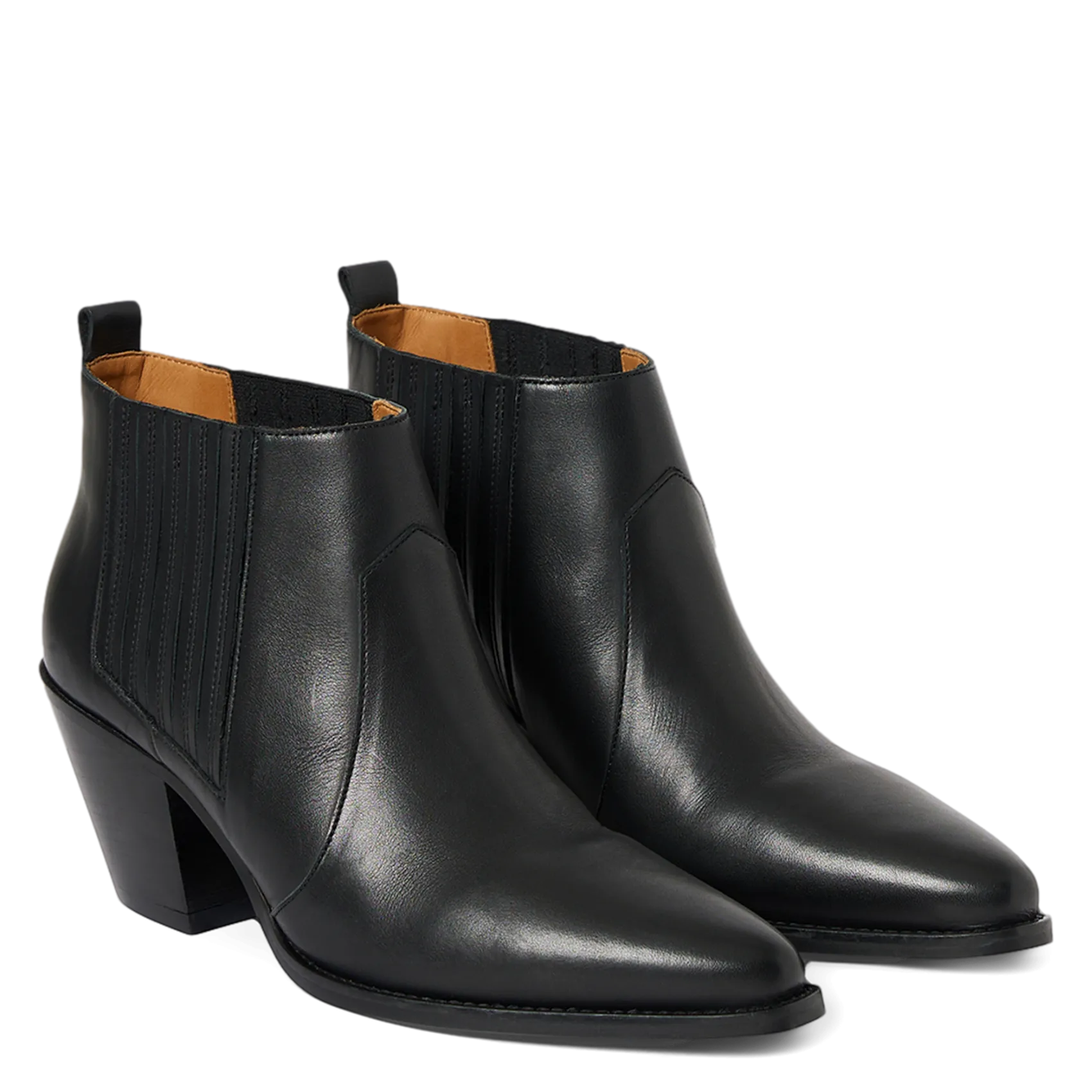 Bottines en cuir Noir JESSE