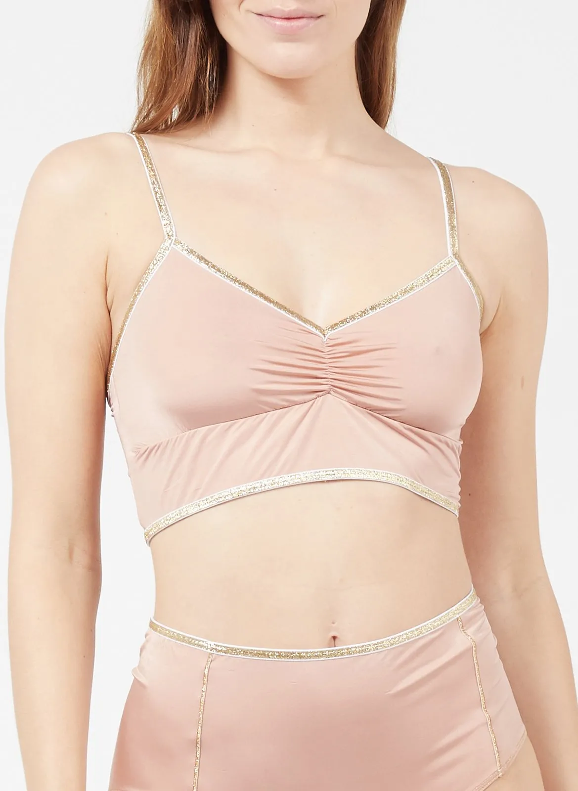 Brassière en microfibre Rose