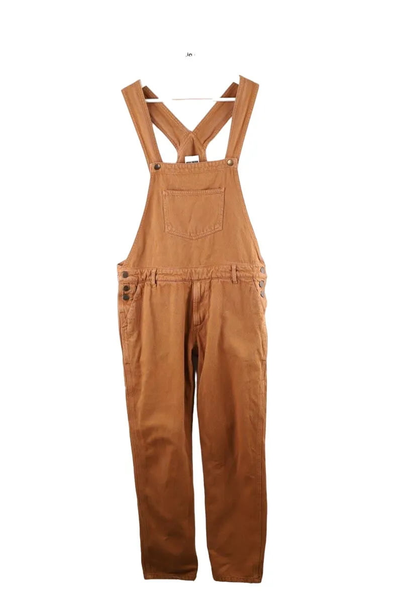 Salopette en coton Marron