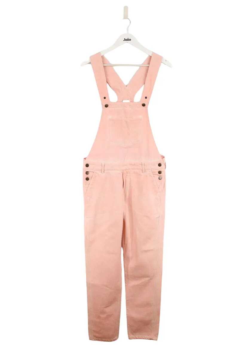 Salopette en coton Rose
