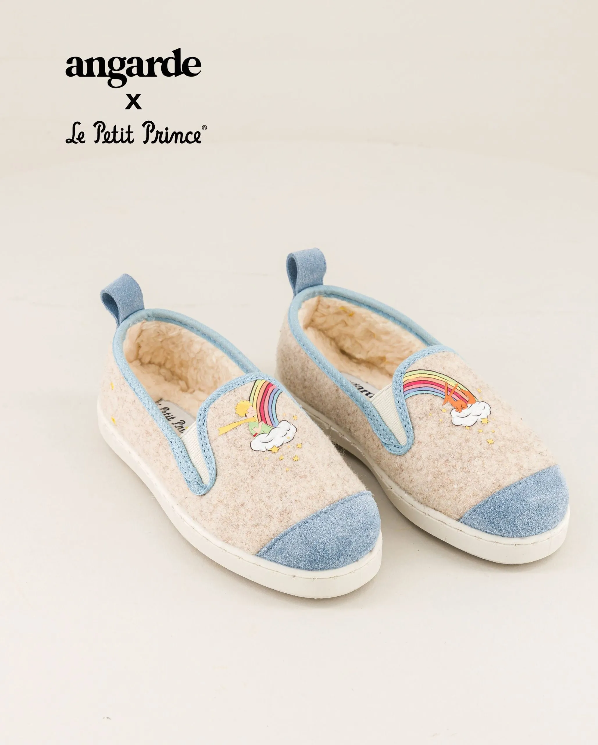 Chausson enfant collab' x le petit prince Beige
