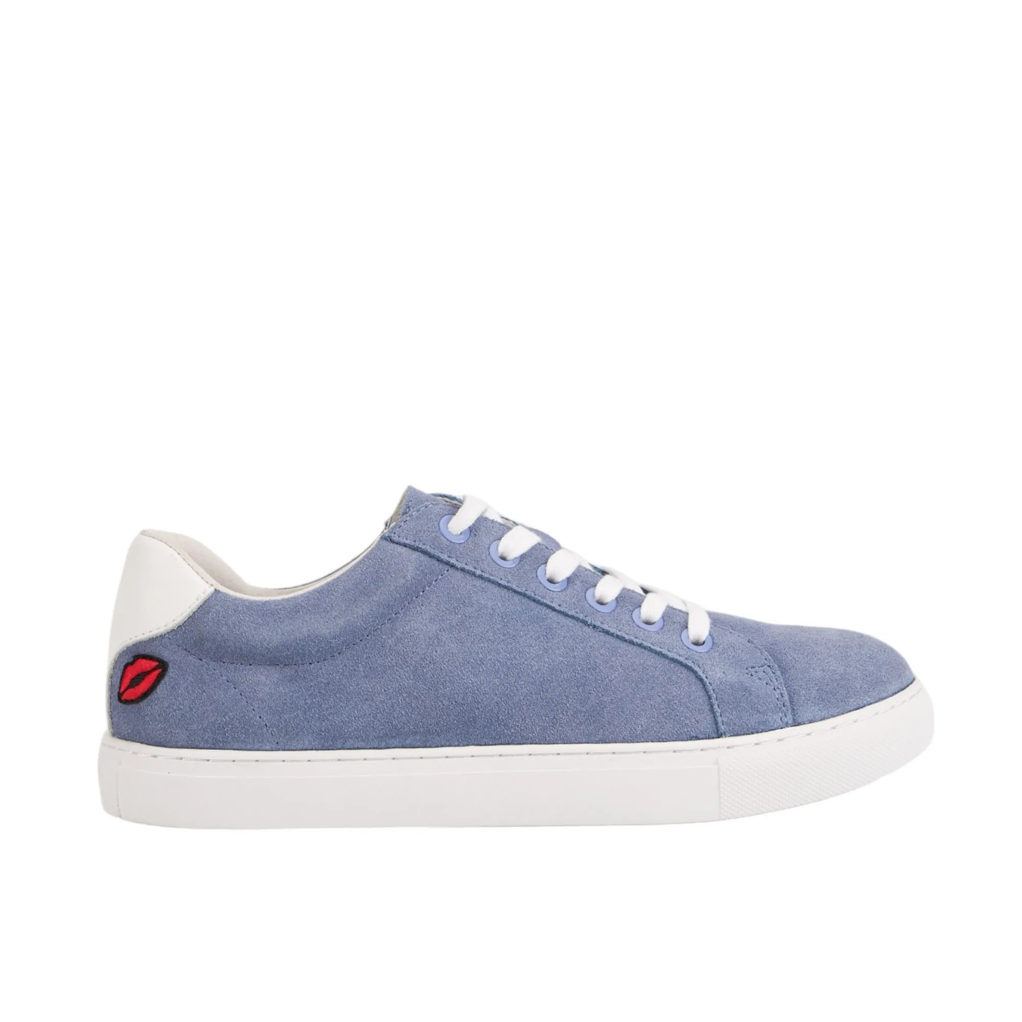 Sneakers en cuir Violet SIMONE VIOLET CLAIR SUEDE