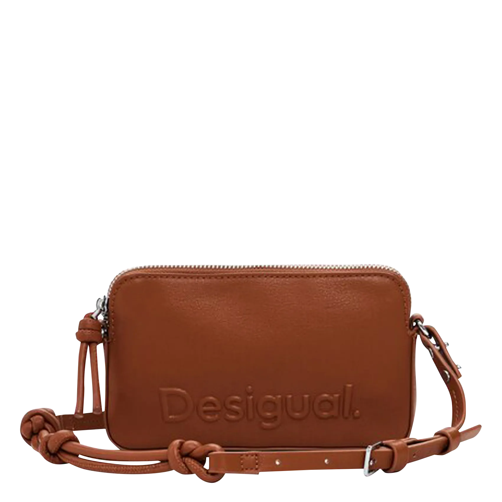 Portefeuille effet cuir Marron