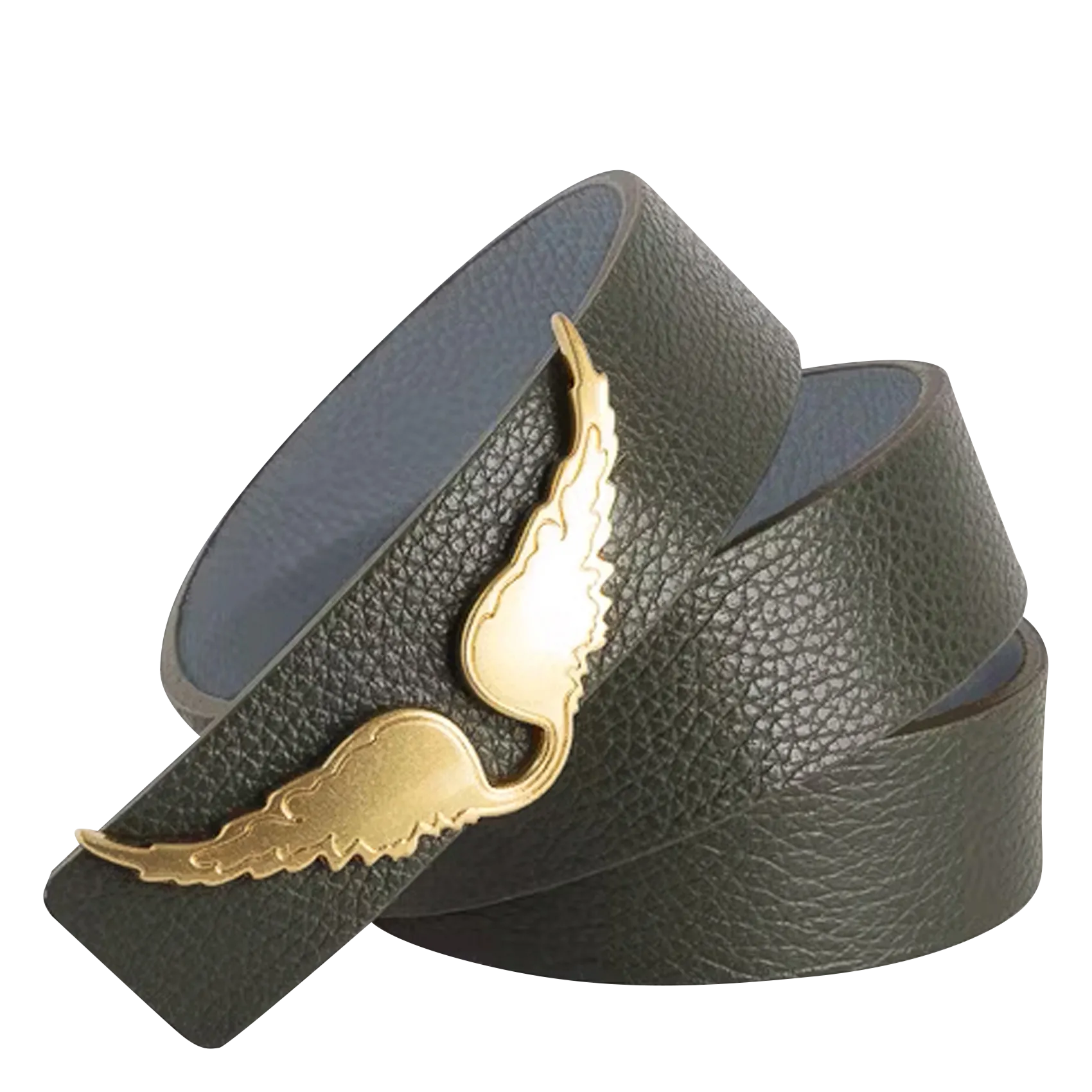 Ceinture en cuir Vert ROCK