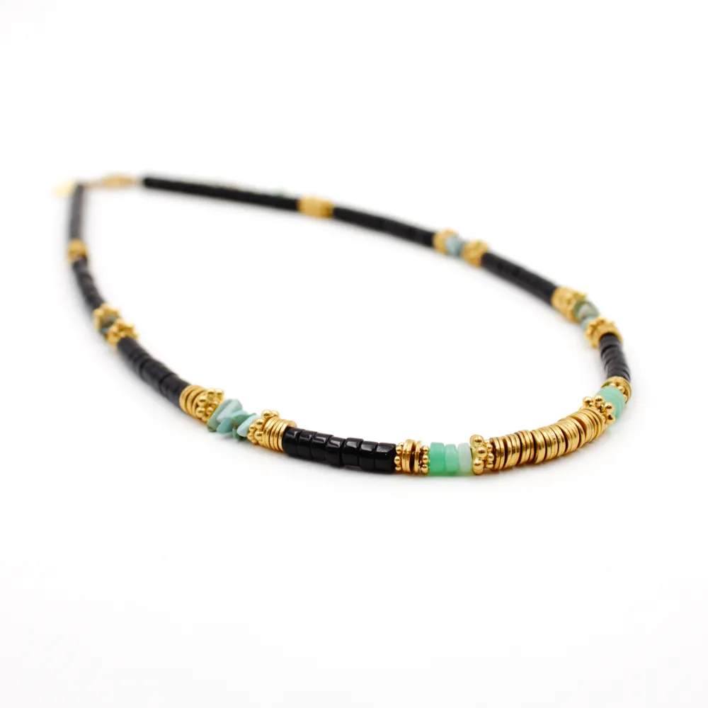 Collier heishi - coralie Doré