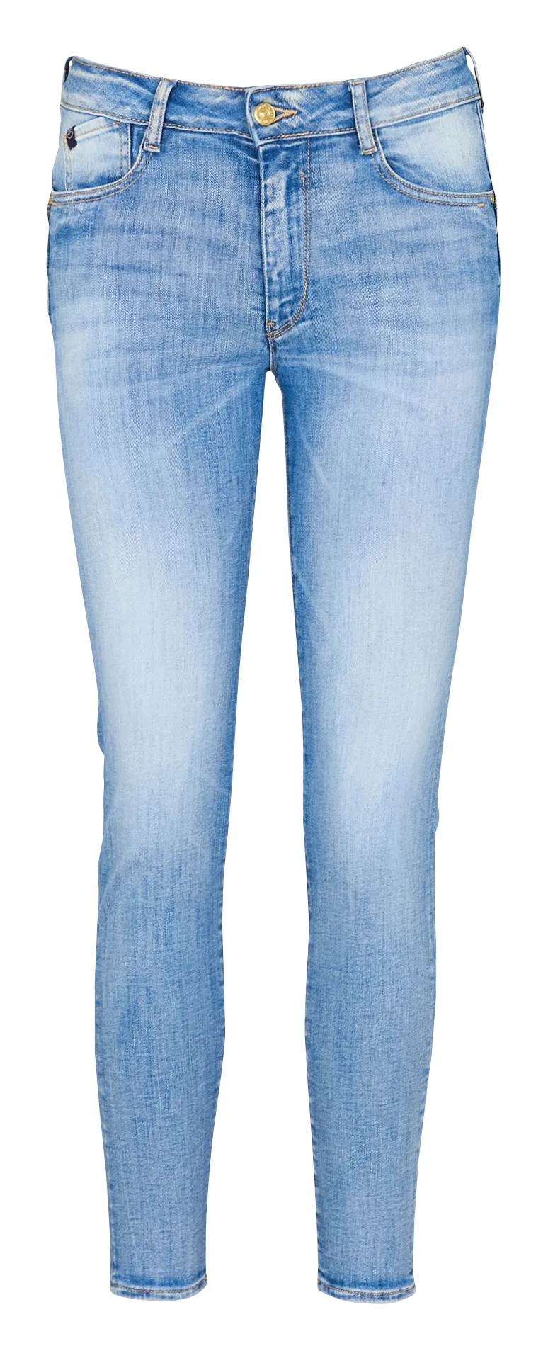 Jean slim en coton mélangé Bleu LONIA