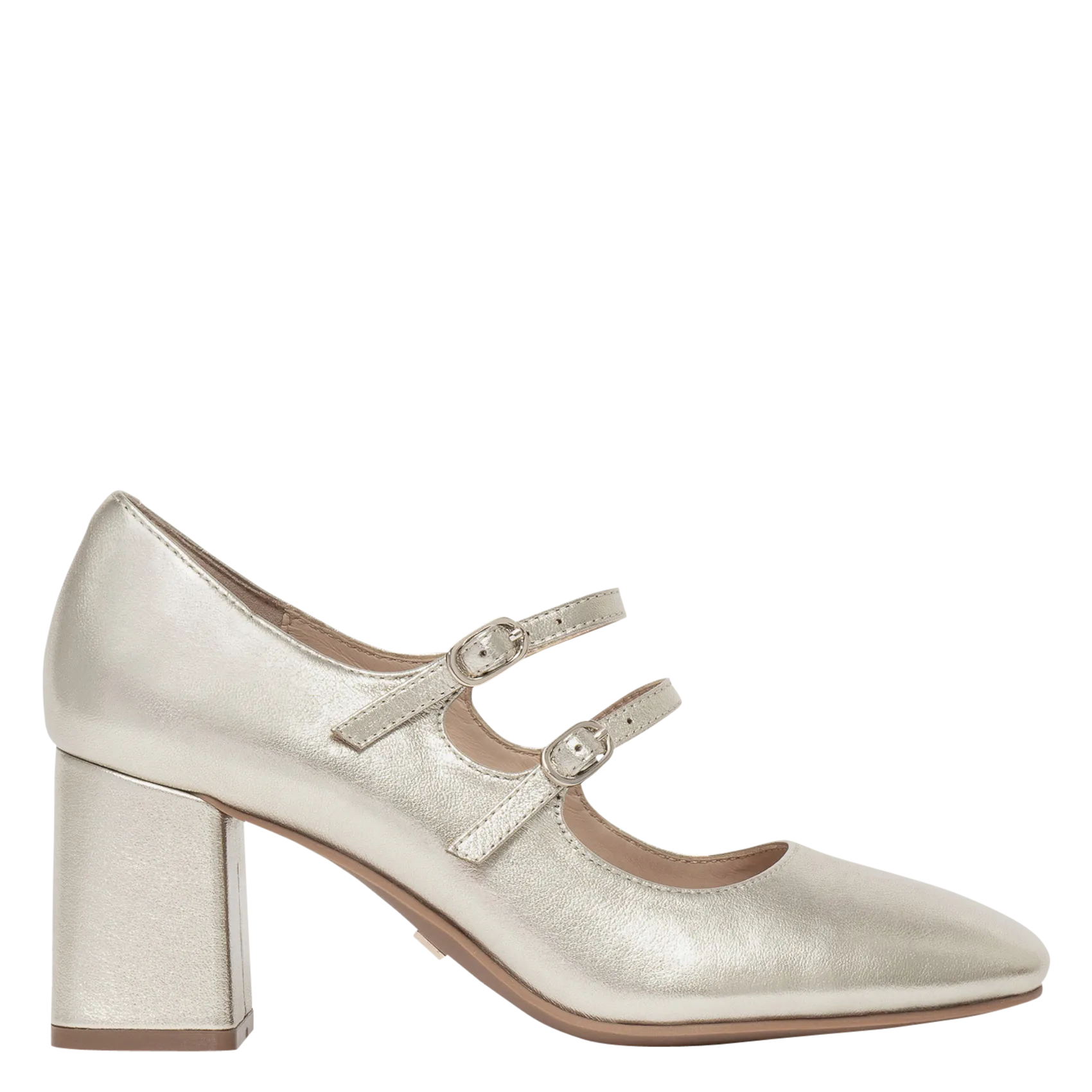 Babies métallisées à brides Doré IZA