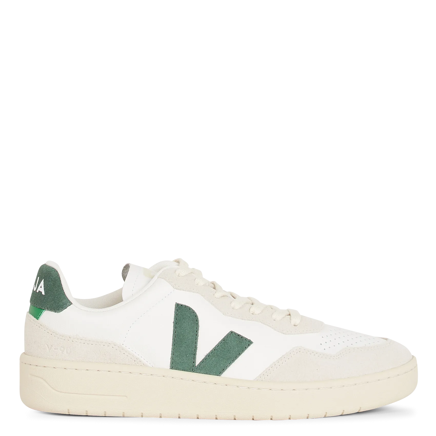 Baskets basses en cuir Blanc V-90