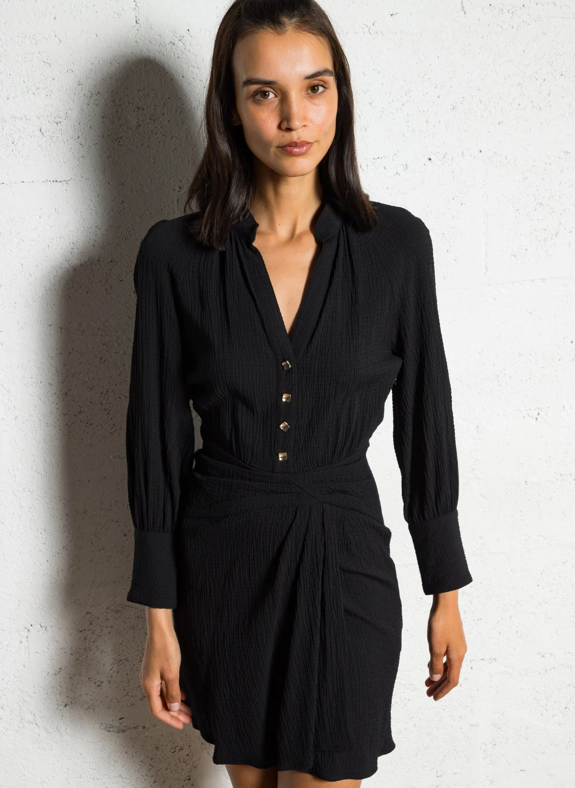 Robe courte Noir TAKIE