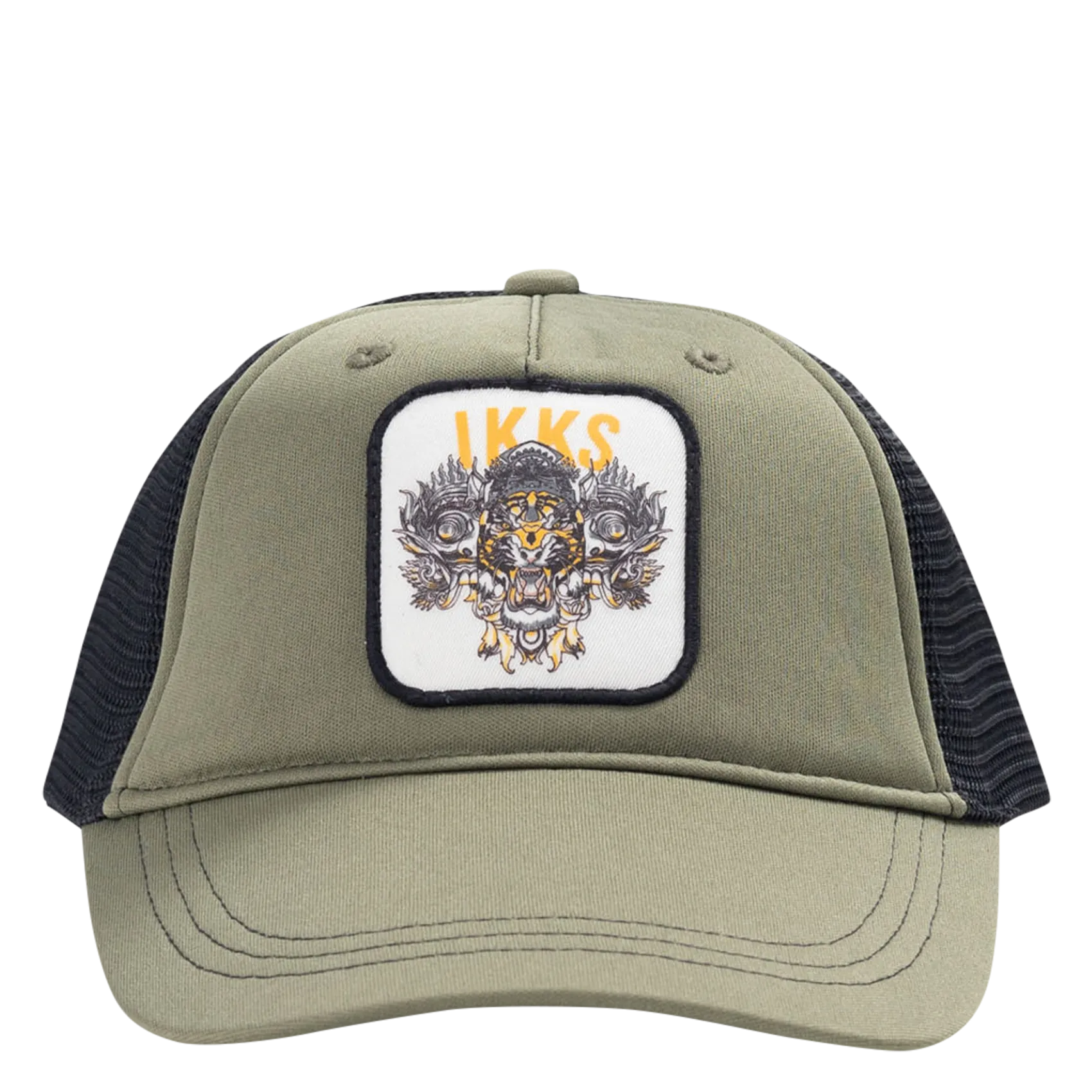 Casquette brodée Kaki