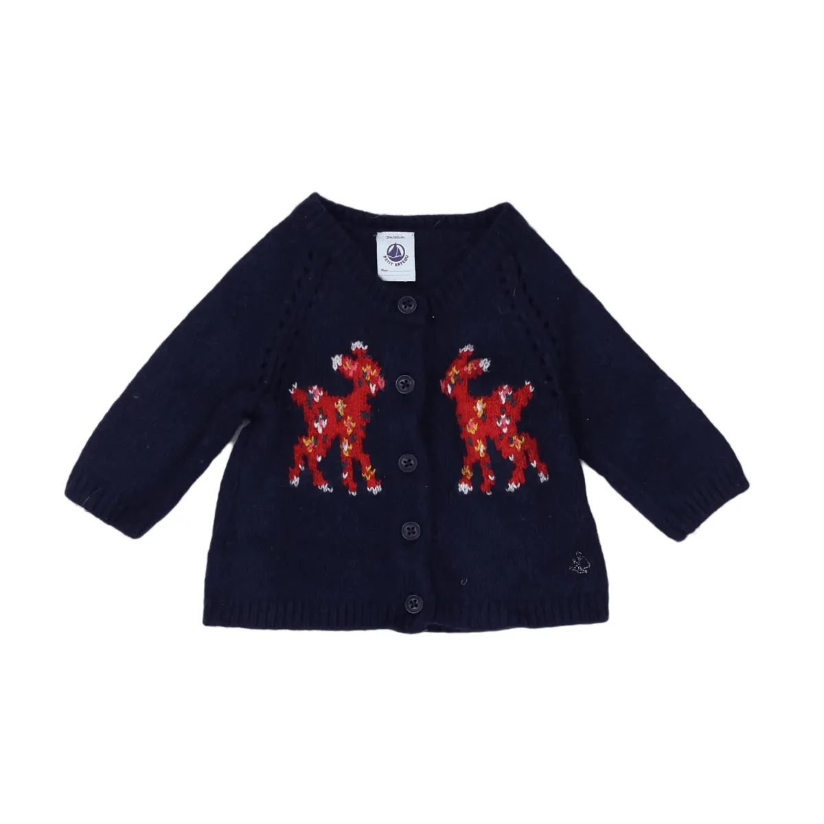 Cardigan bébé bleu - 3 mois Bleu