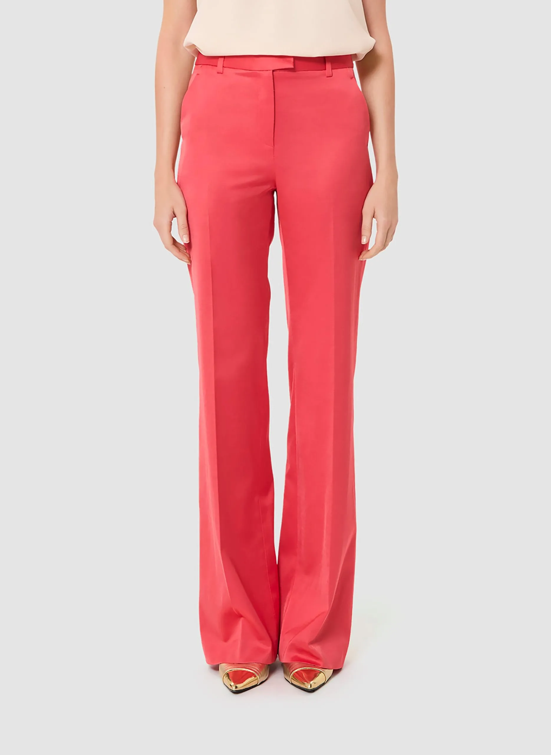 Pantalon droit Rouge PITT
