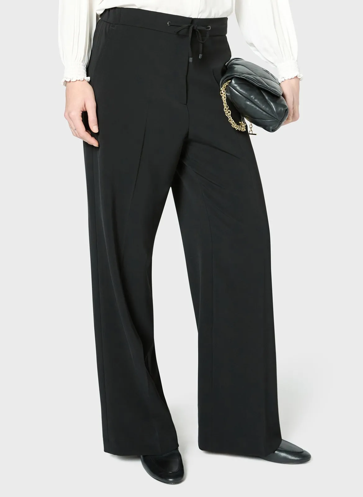 Pantalon large Noir LUCILLE