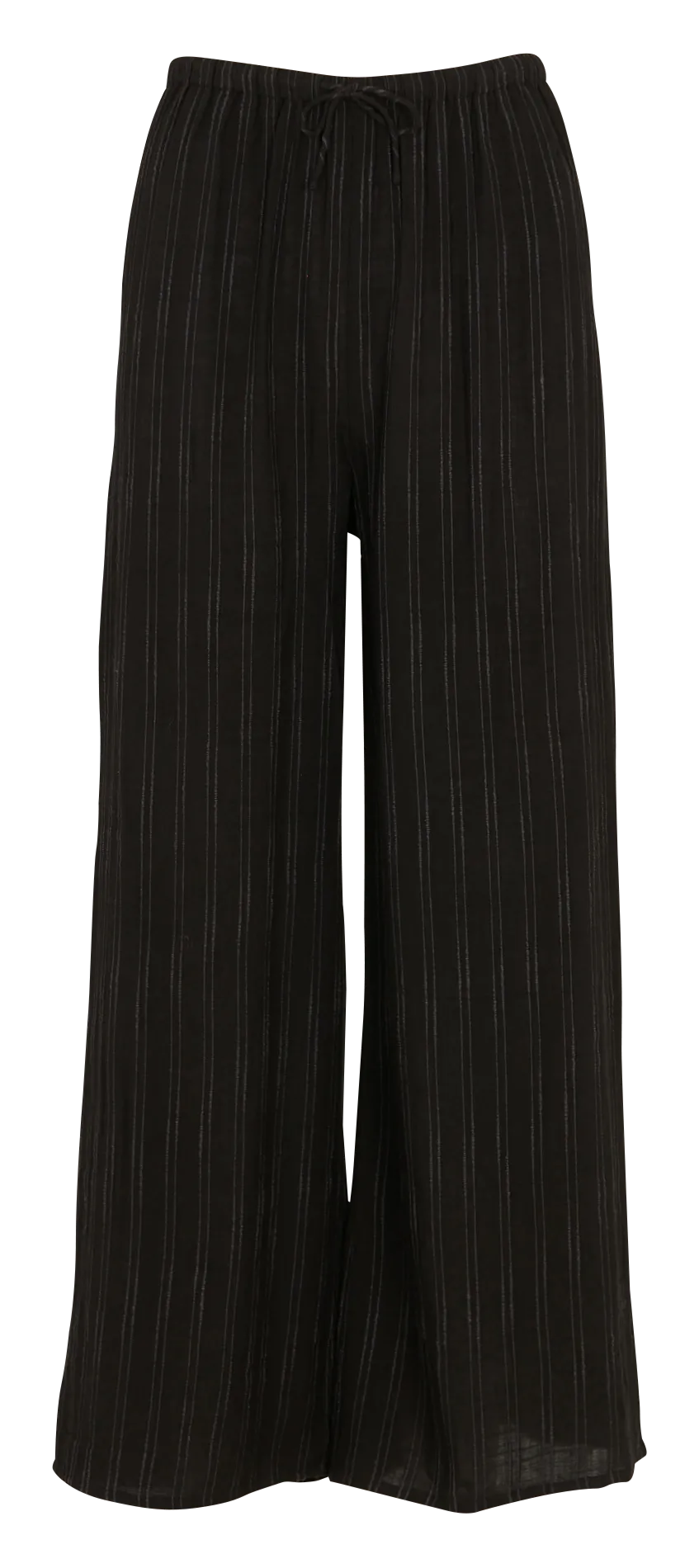 Pantalon droit rayé Noir BEACH SPIRIT