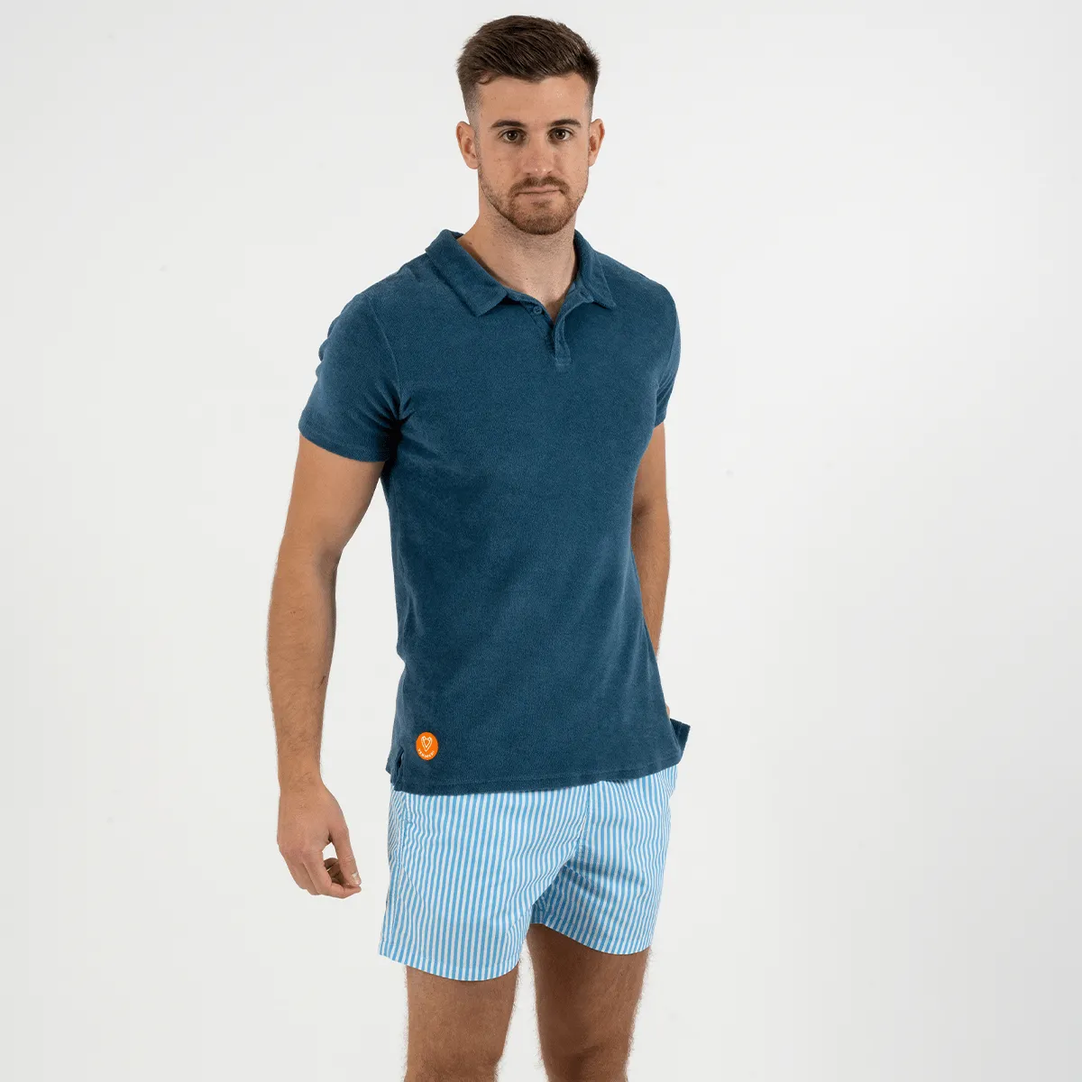 Short de bain en fibres recyclées l'etoile raye Bleu L'ETOILE RAYE