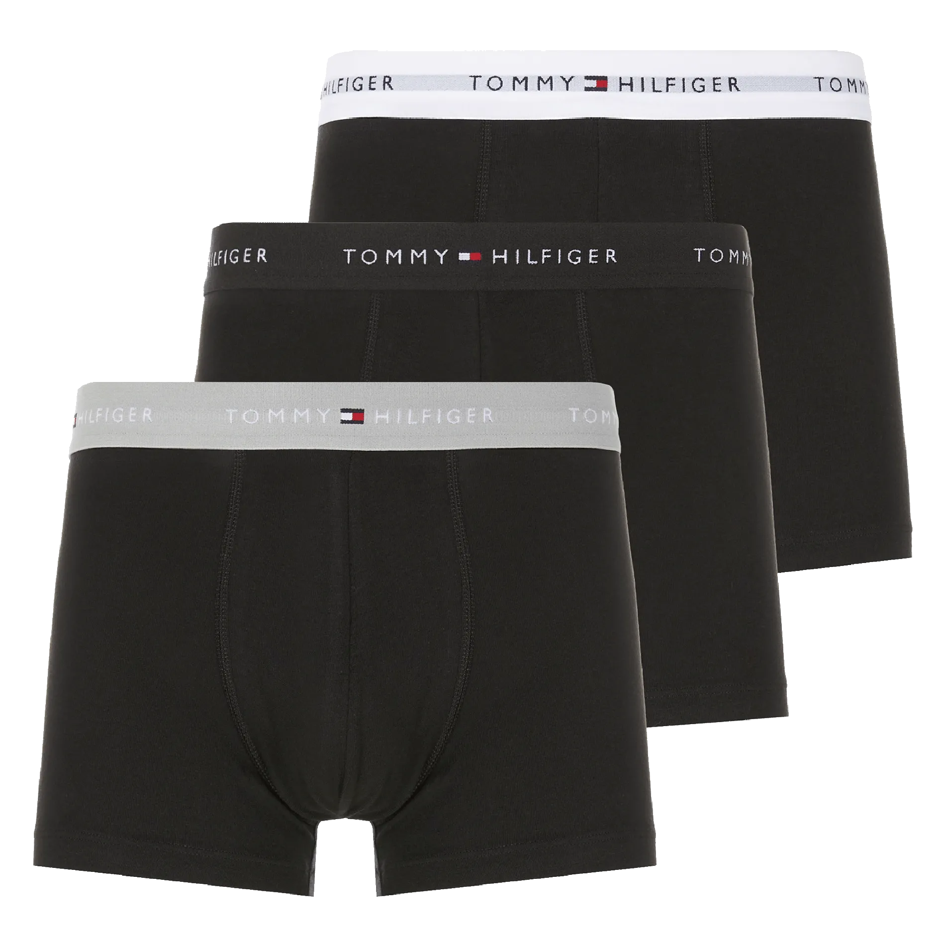 Lot de 3 boxers en coton mélangé Gris