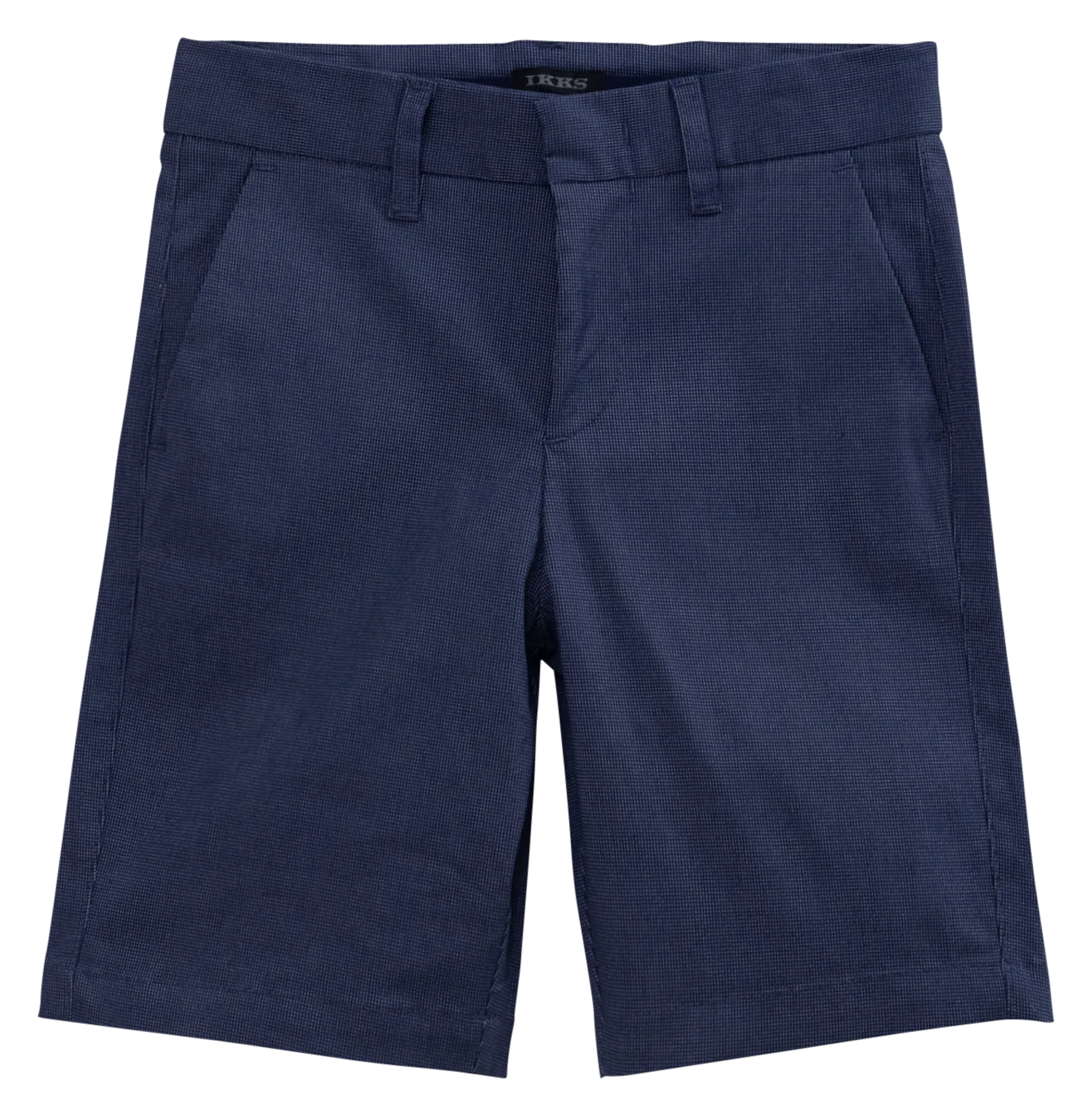 Bermuda de costume en coton mélangé Bleu